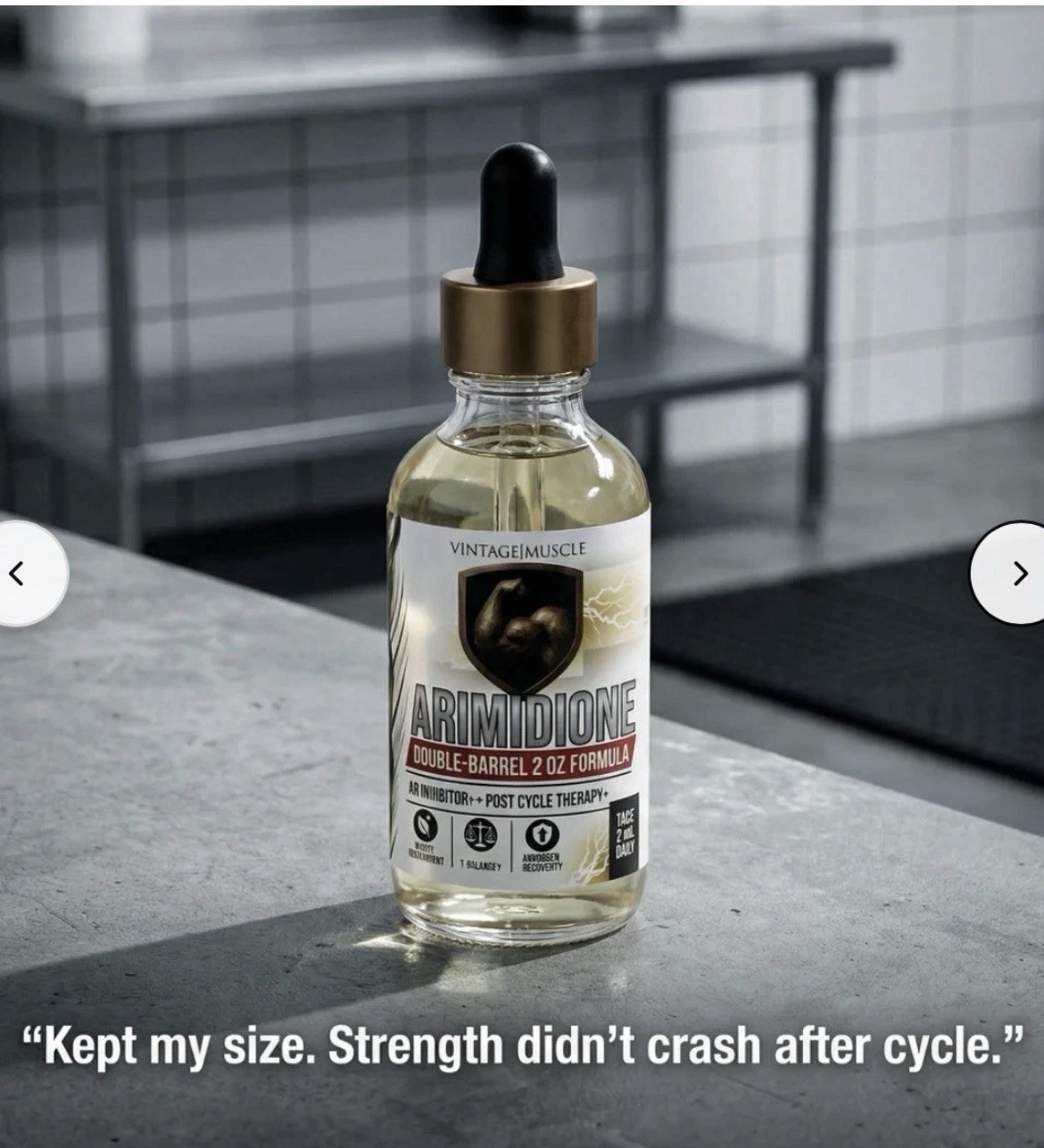 Post Cycle Therapy Stack Test Optimizer Arimotase Inhibitor By Vintage Muscle