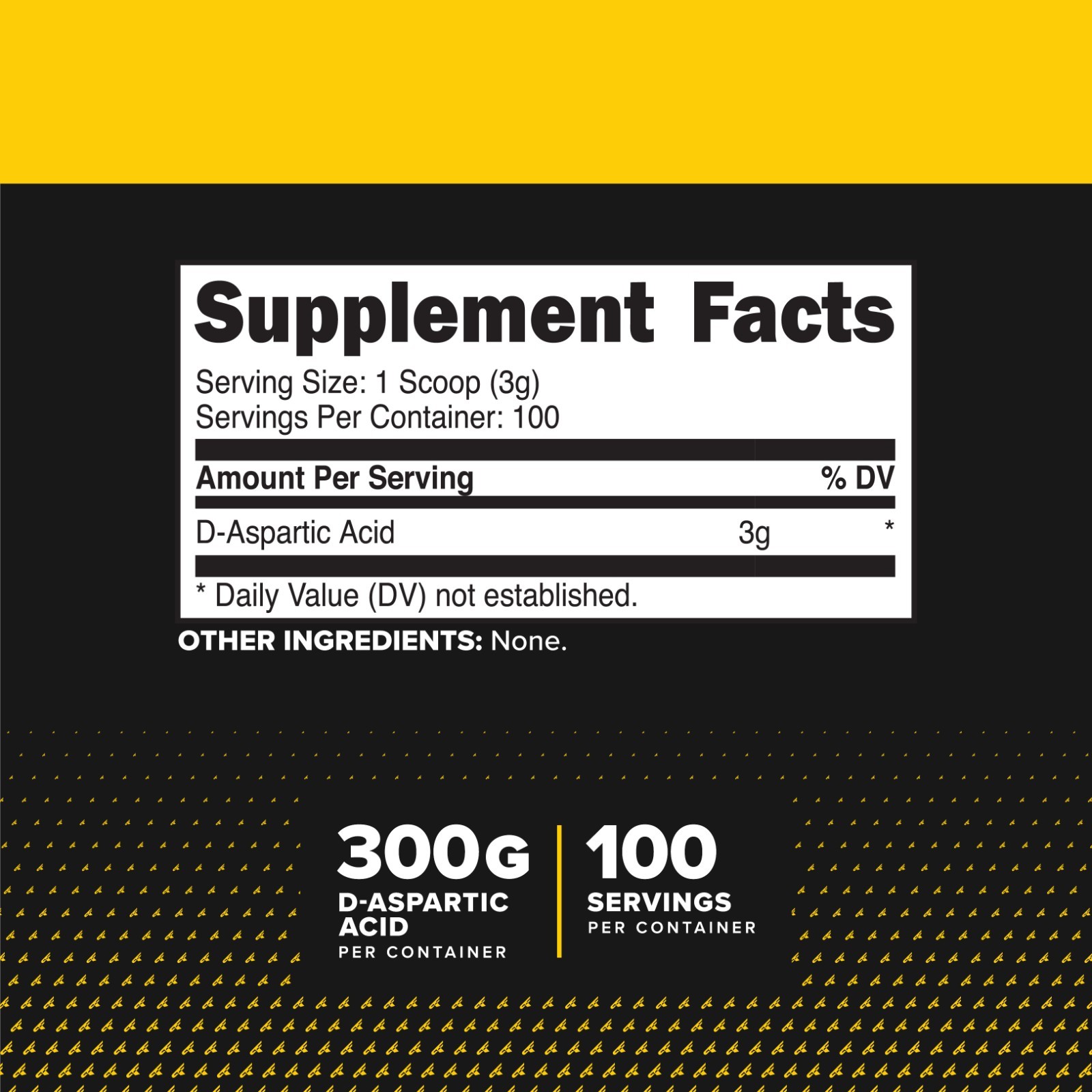 PrimaForce D-Aspartic Acid 300 Grams (100 Servings) Unflavored