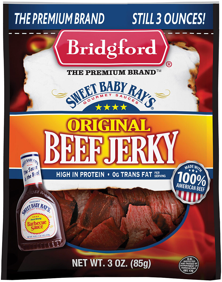 Sweet Baby Ray’s Original Beef Jerky – 3.25 oz Mid-Year Meat Snack