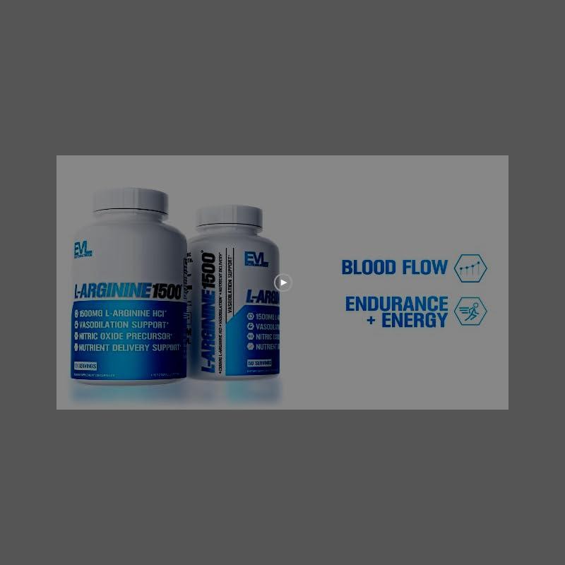 Evlution Nutrition Nitric Oxide Booster L-Arginine Supplement – Unlock Your