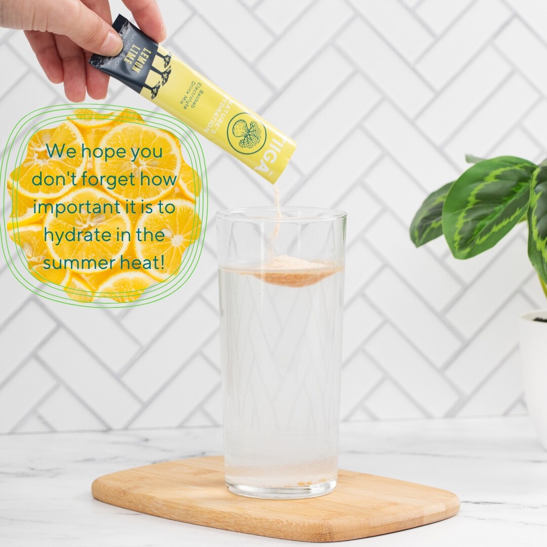 TIIGA Hydration Energy Drink – Prebiotics Electrolytes Gut Health LEMON LIME 6pk