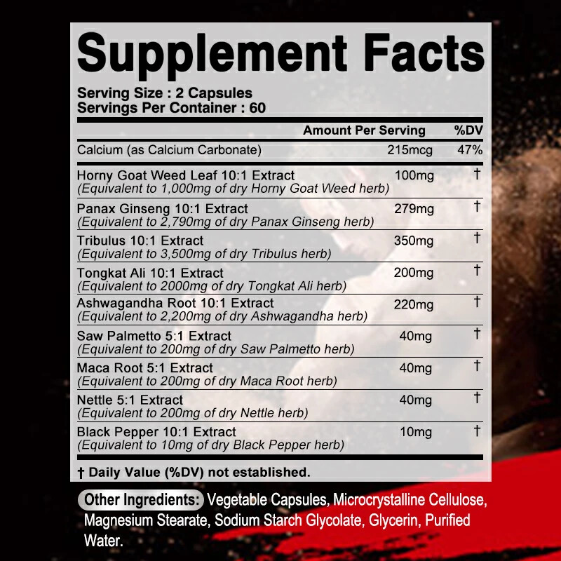 Ultra Testosteron 12,100 mg, Muscle and Endurance Support, Bodybuilding