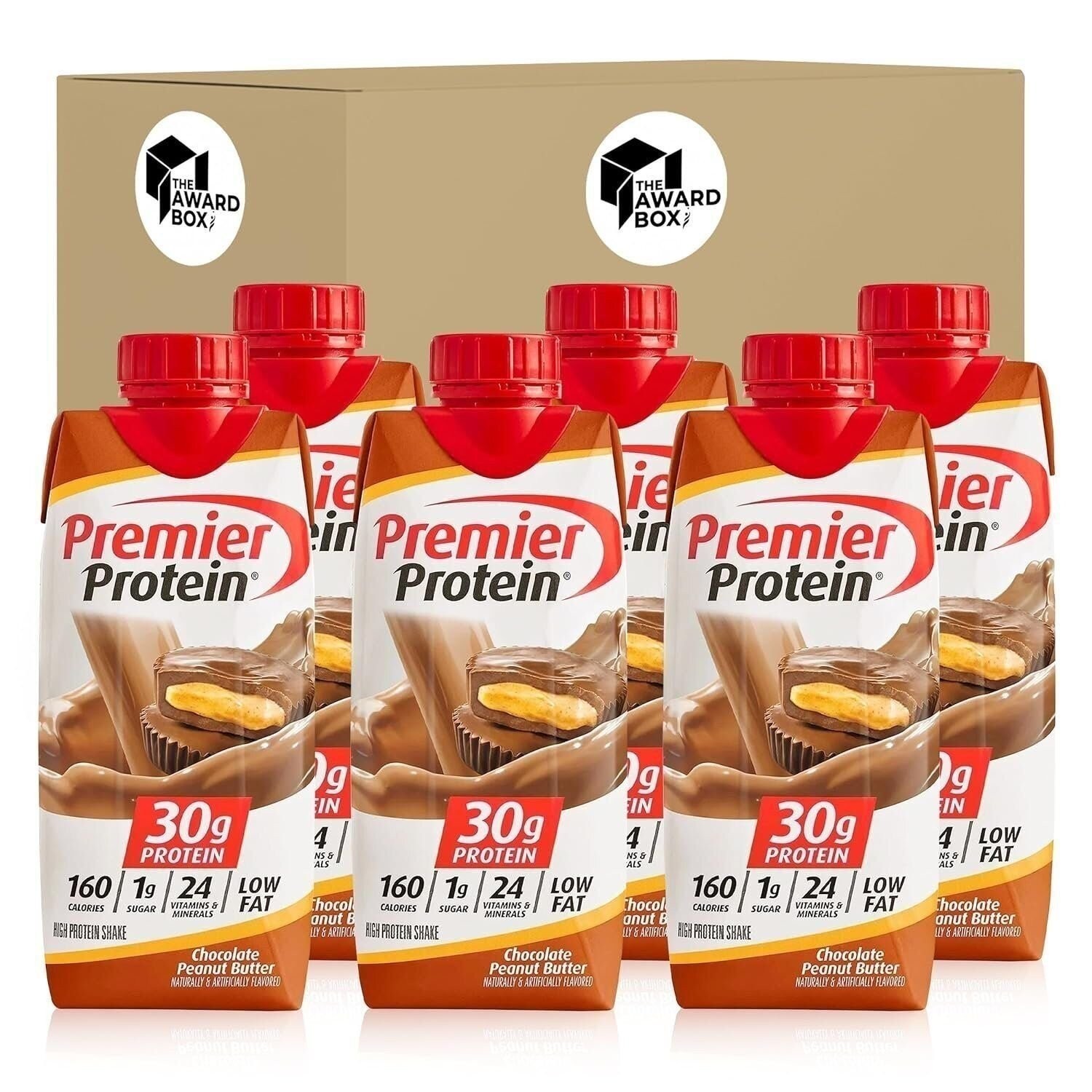Premier Protein Shakes 6 Bottles Variety Pack in The Award Box Packaging 11…