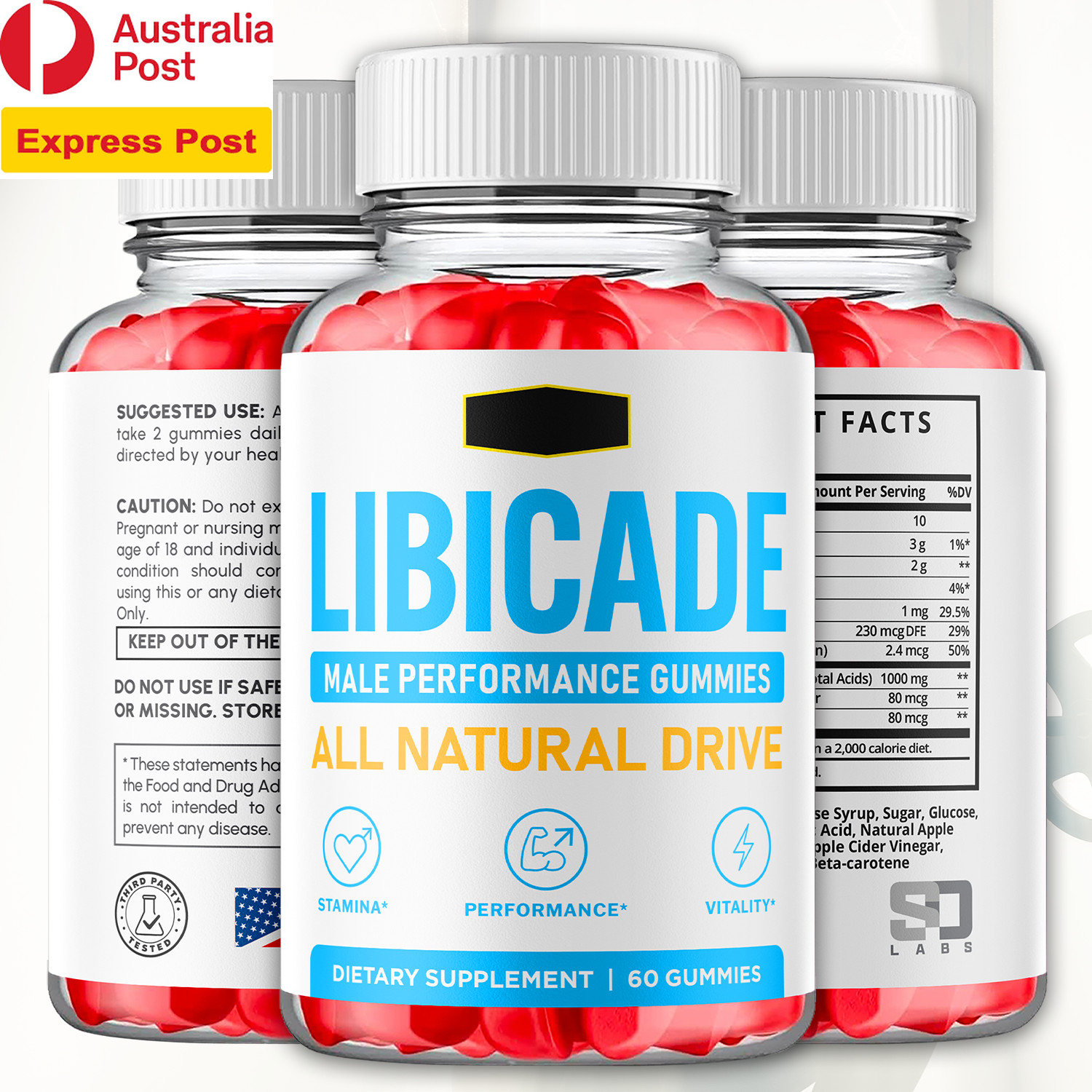 (2 Pack ) Libi cade Gummies
