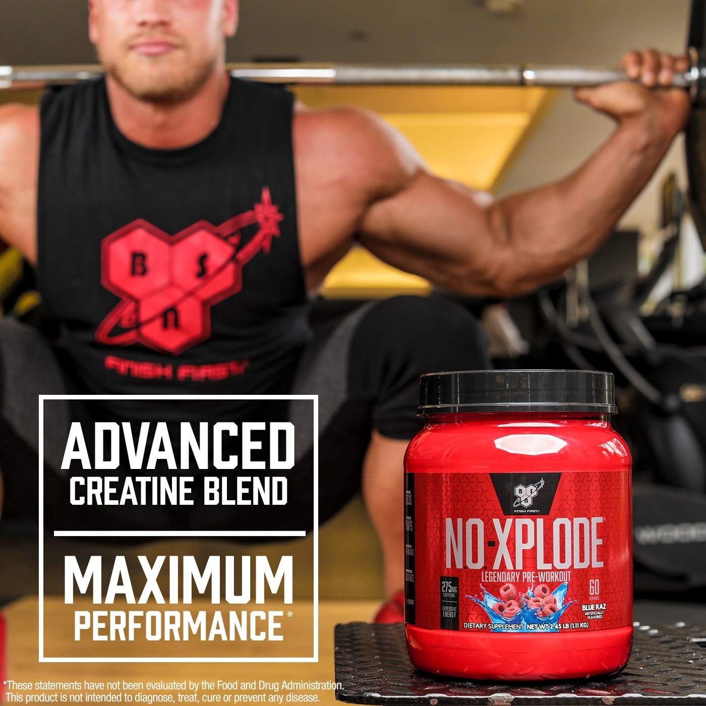 Pre Workout & Intra Workout Bundle – NO XPLODE & Amino X, Blue Raspberry, 60 Ser