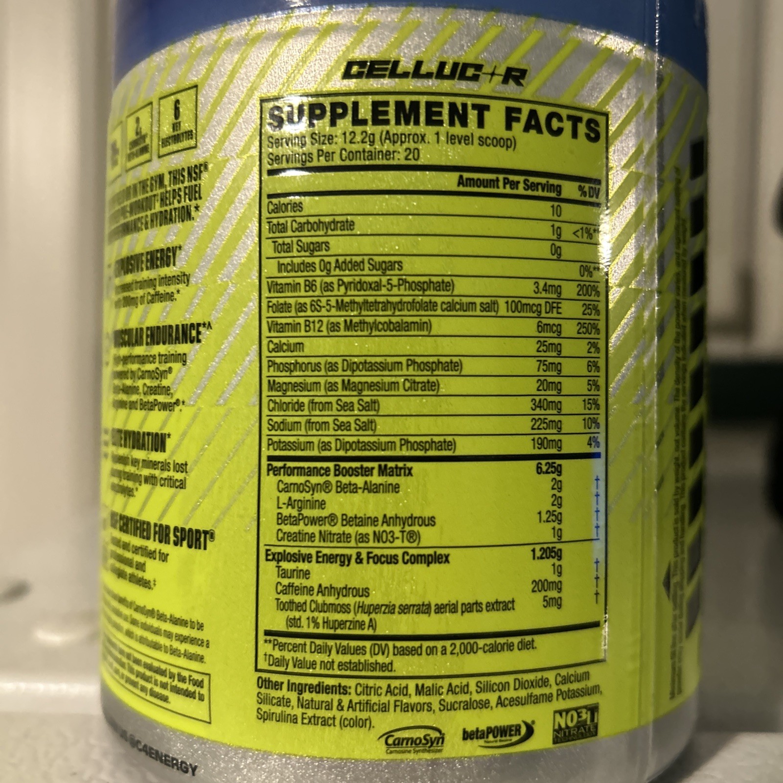 C4 Sport Pre-Workout Icy Blue Razz 8.6 oz (244 g) G103