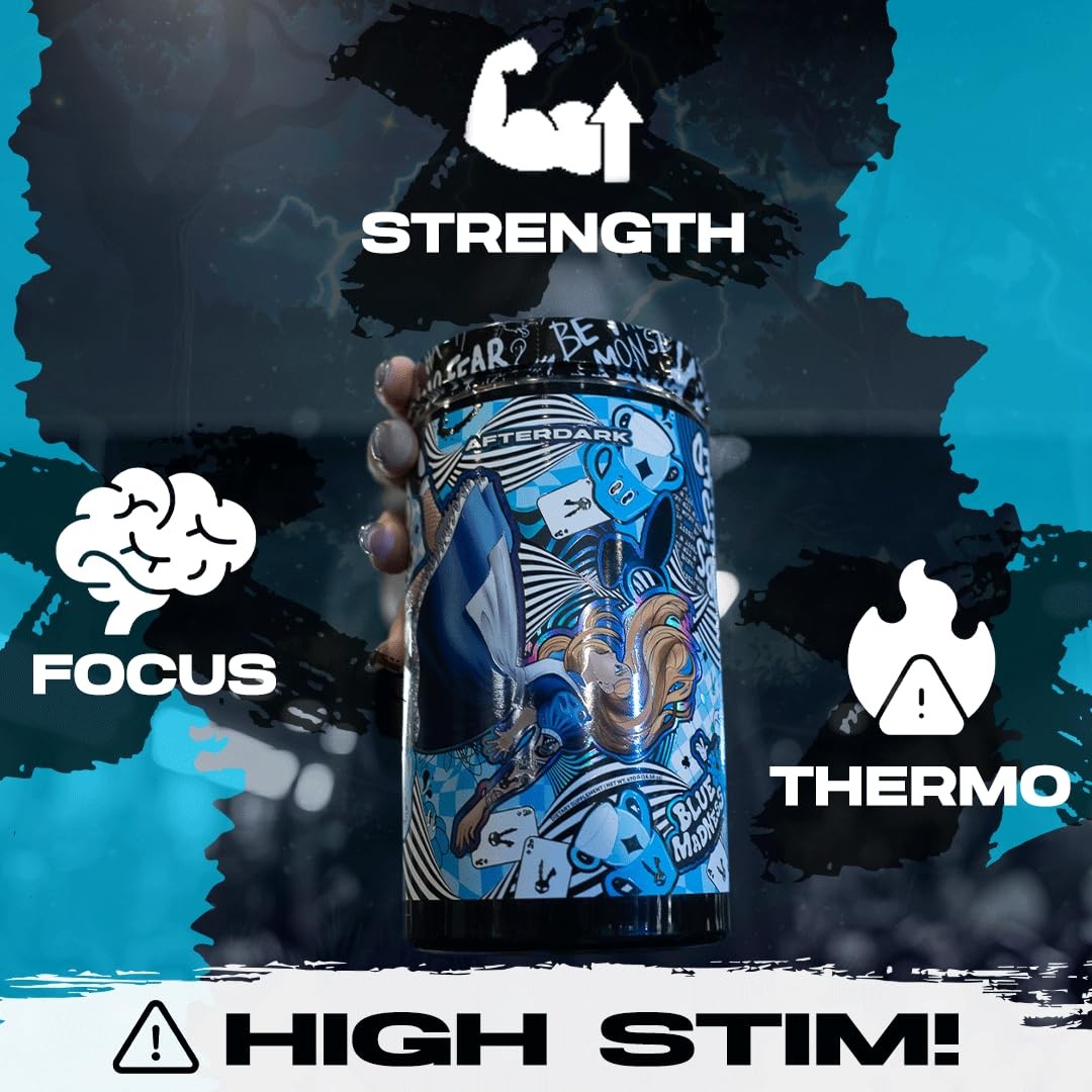 Afterdark Inhuman Void Pre-Workout Powder Enhanced Mind-Muscle Connection