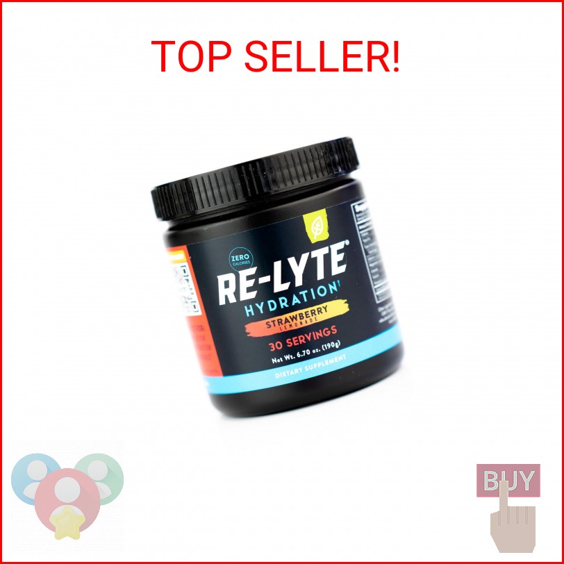REDMOND Re-Lyte Electrolyte Drink Mix Strawberry Lemonade, 30 serving SMALL 6.88