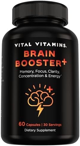 Vital Vitamins Nootropic Brain Supplement Plus – for Memory, Focus, Concentratio