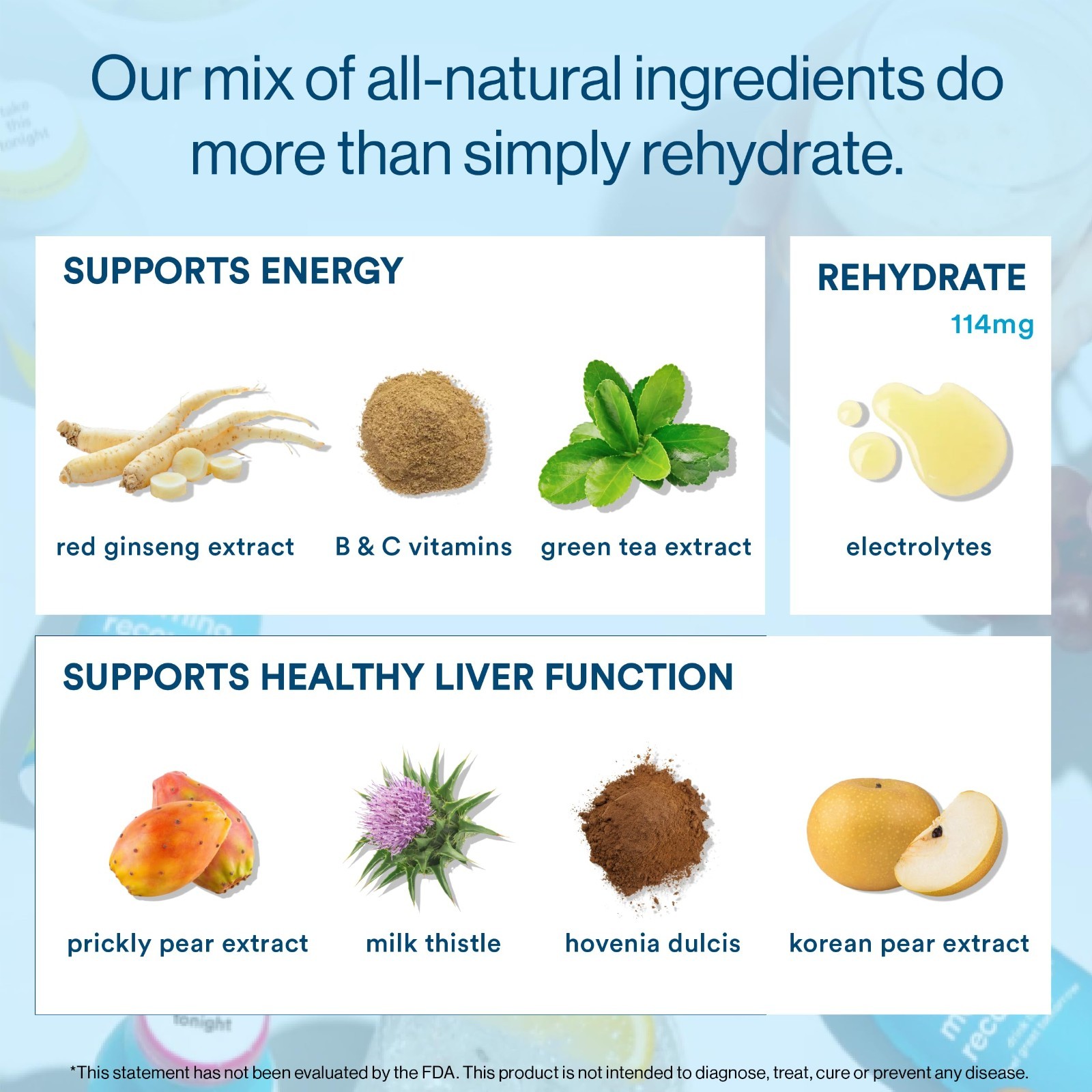 Hydrating Electrolyte Drink with Milk Thistle, Non-GMO, Vegan, Sugar-Free, Lemon