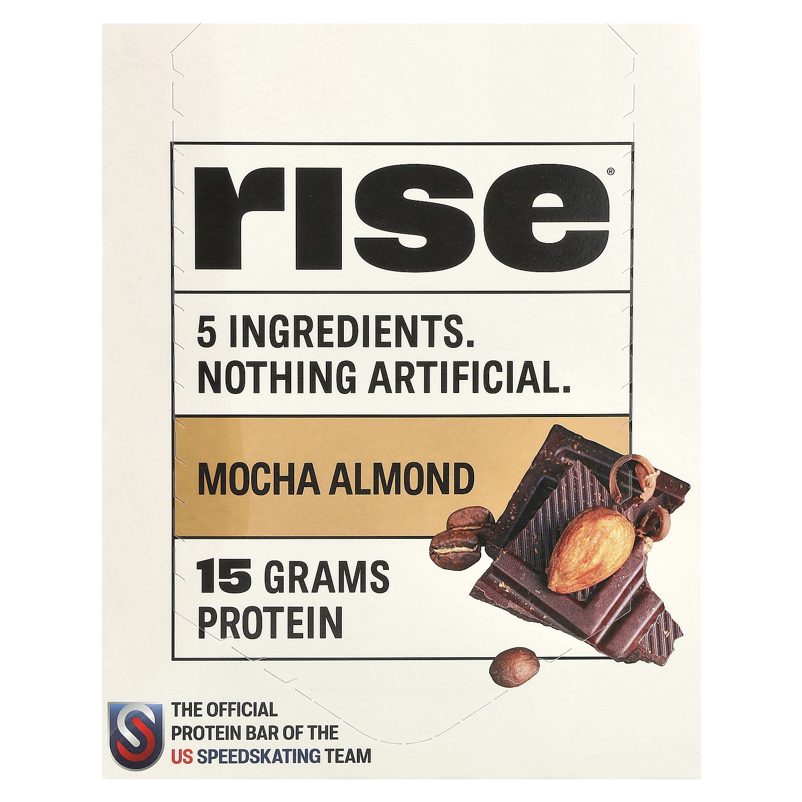 Protein Bar, Mocha Almond , 12 Bars, 2.1 oz (60 g) Each