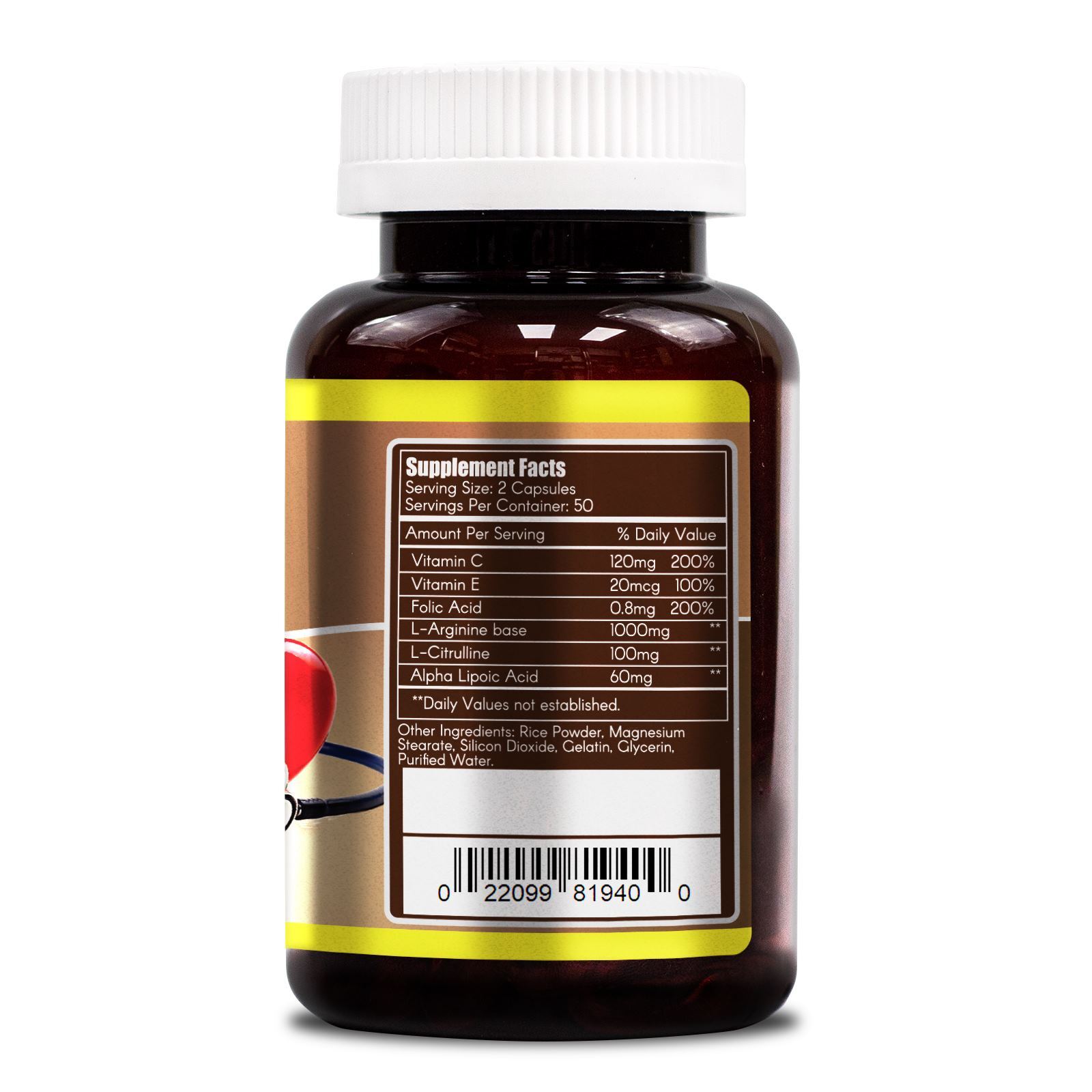 Nitric Oxide NOS 100 Capsules