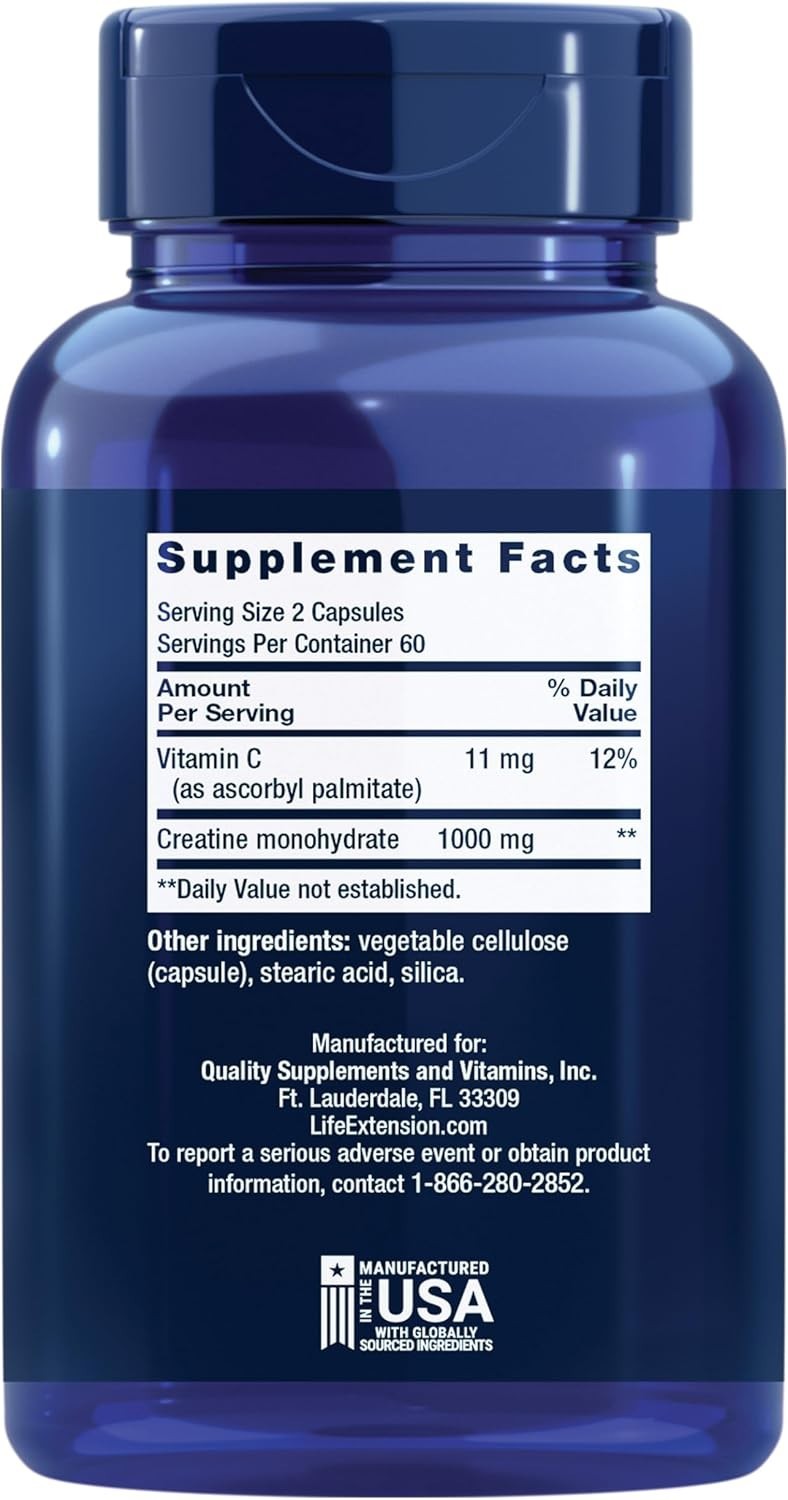 Micronized Creatine Monohydrate Capsules For Muscle Building Support Strength&Po