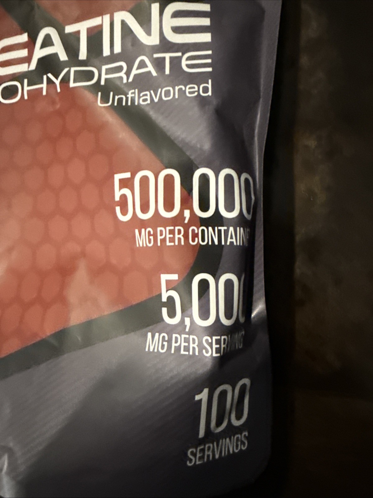 Creatine Monohydrate Powder 100 Servings Unflavored EXP 10/27 NEW