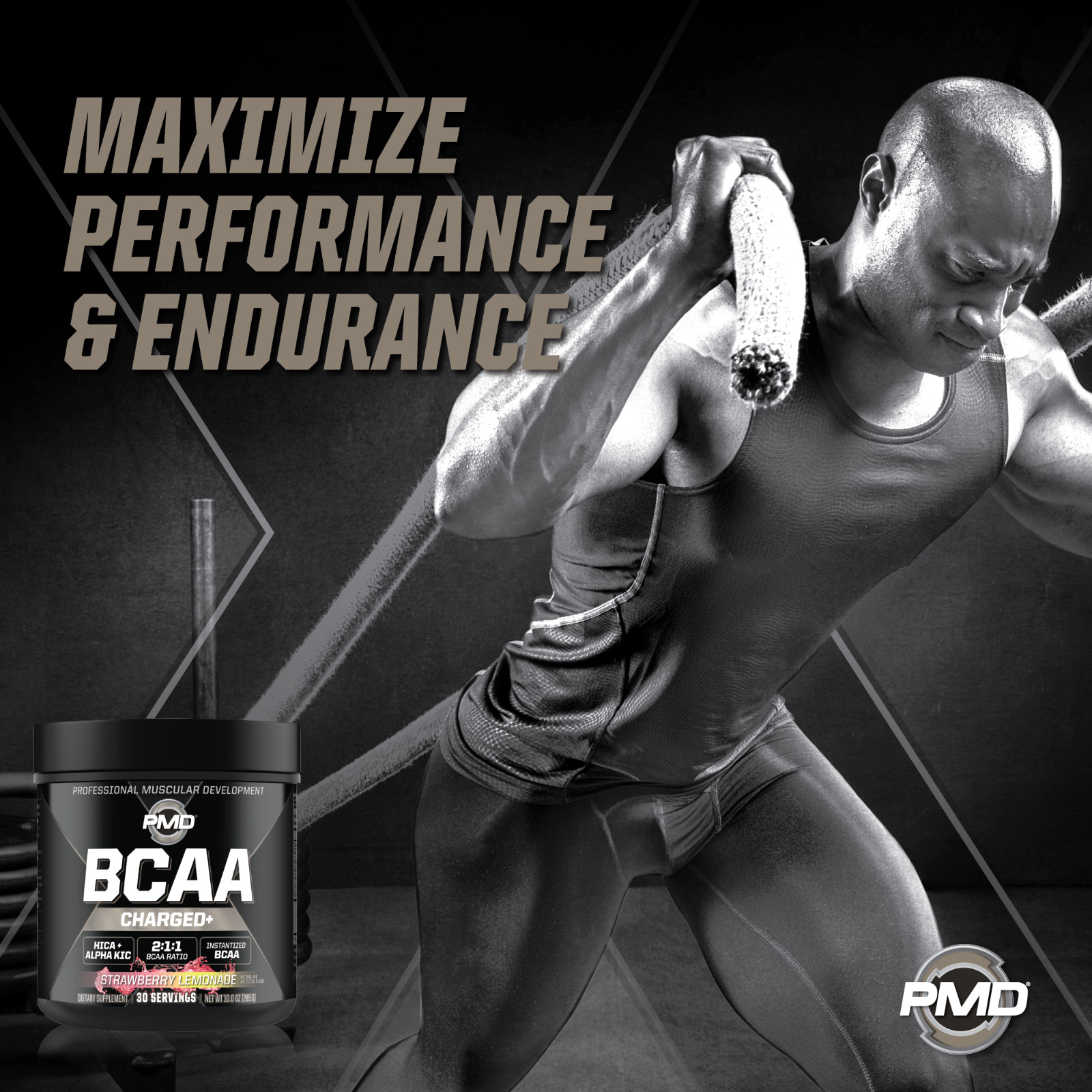BCAA Charged Amino Acid Drink- Performance – Recovery- Straw-Lemonade (30 Serve)