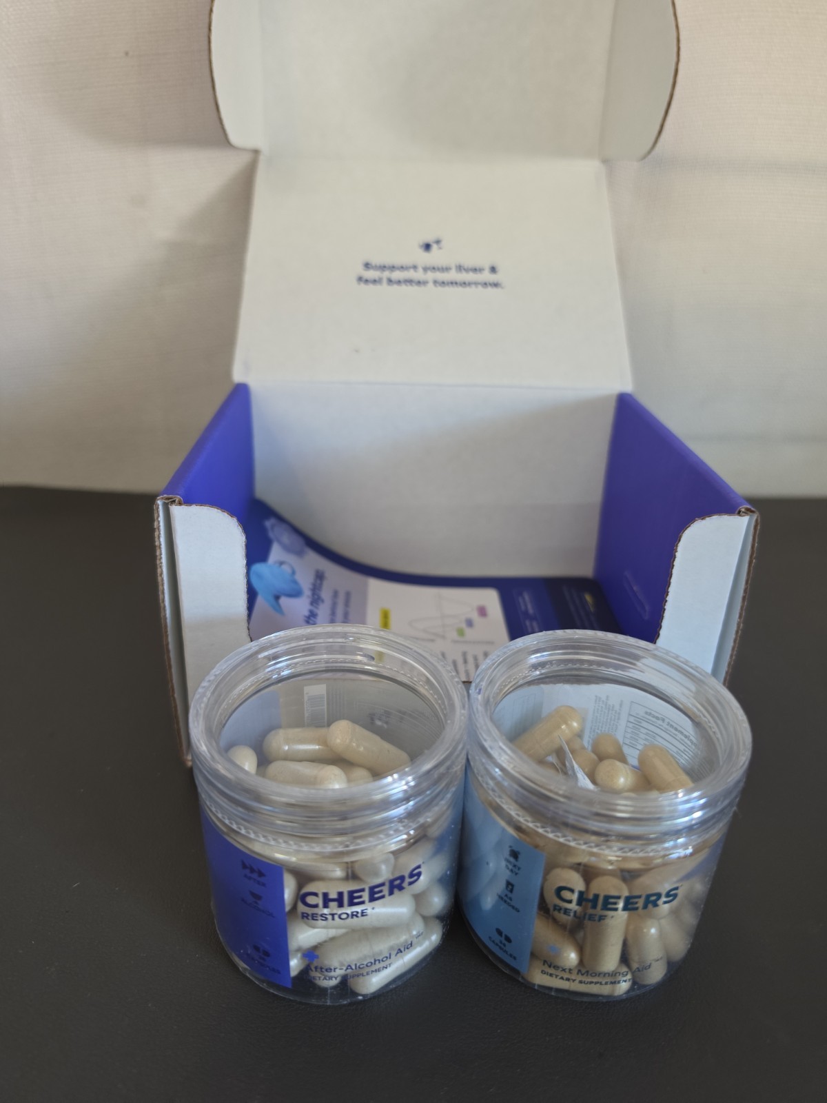 Cheers R&R Combo | Restore + Relief | Feel Better After Drinking & Support You