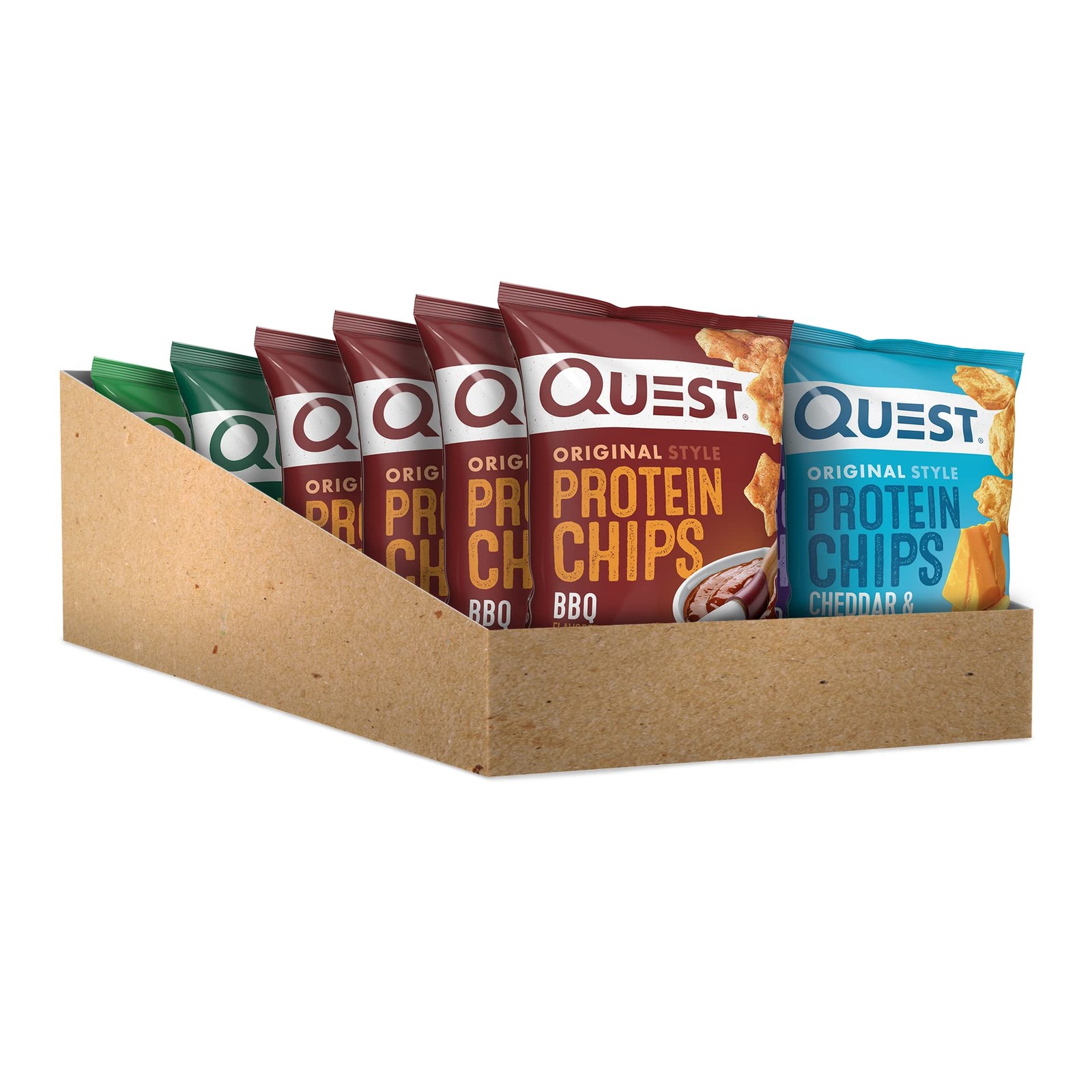 Quest Nutrition Protein Chips Variety Pack Tortilla Style Spicy 12-Count