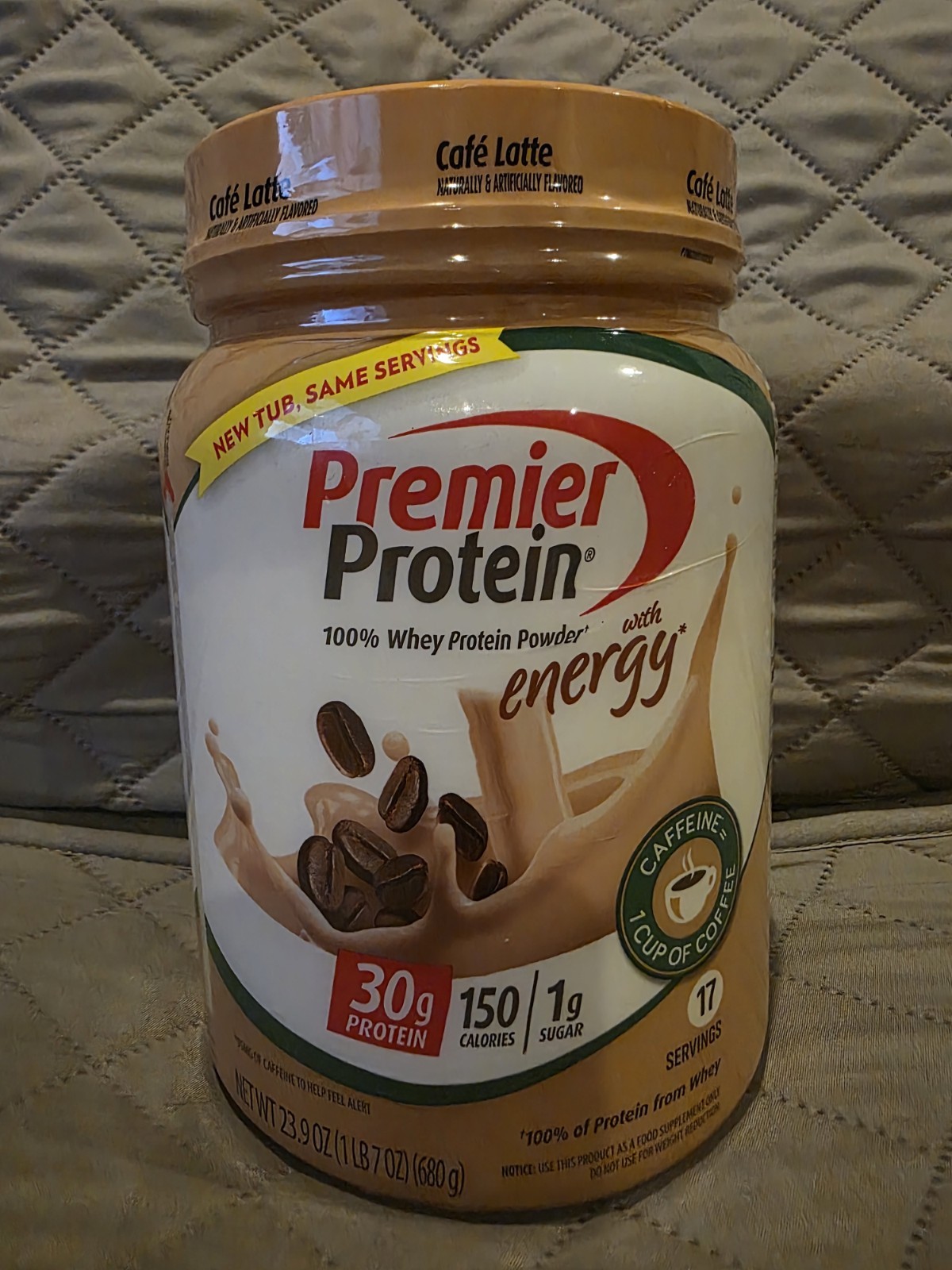 Premier Protein Powder, Café Latte, 30g Protein, No Added Sugar, 100 Whey Pro…