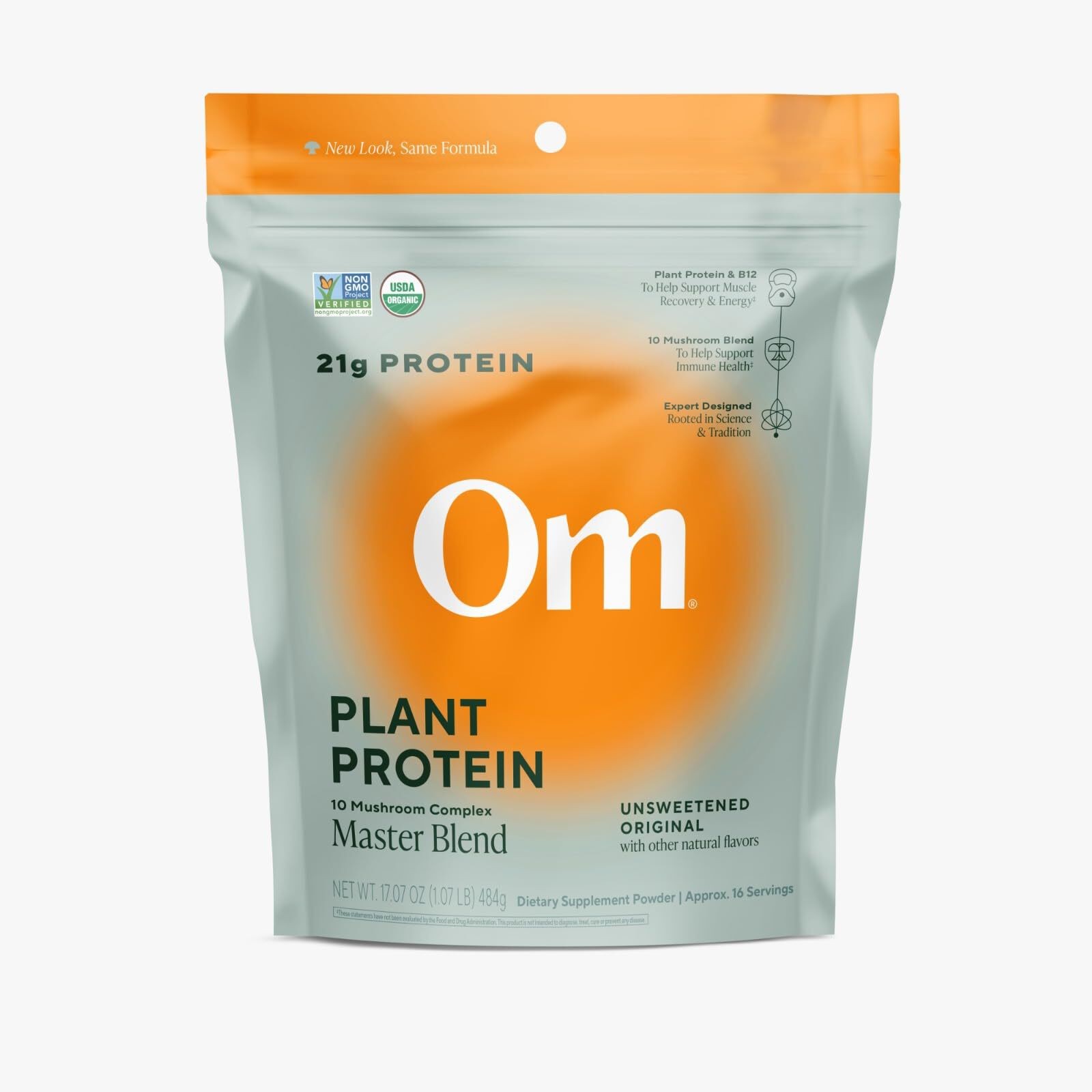 OM Master Blend Mushroom Powder – Organic Mushroom Supplement with 10 Mushrooms