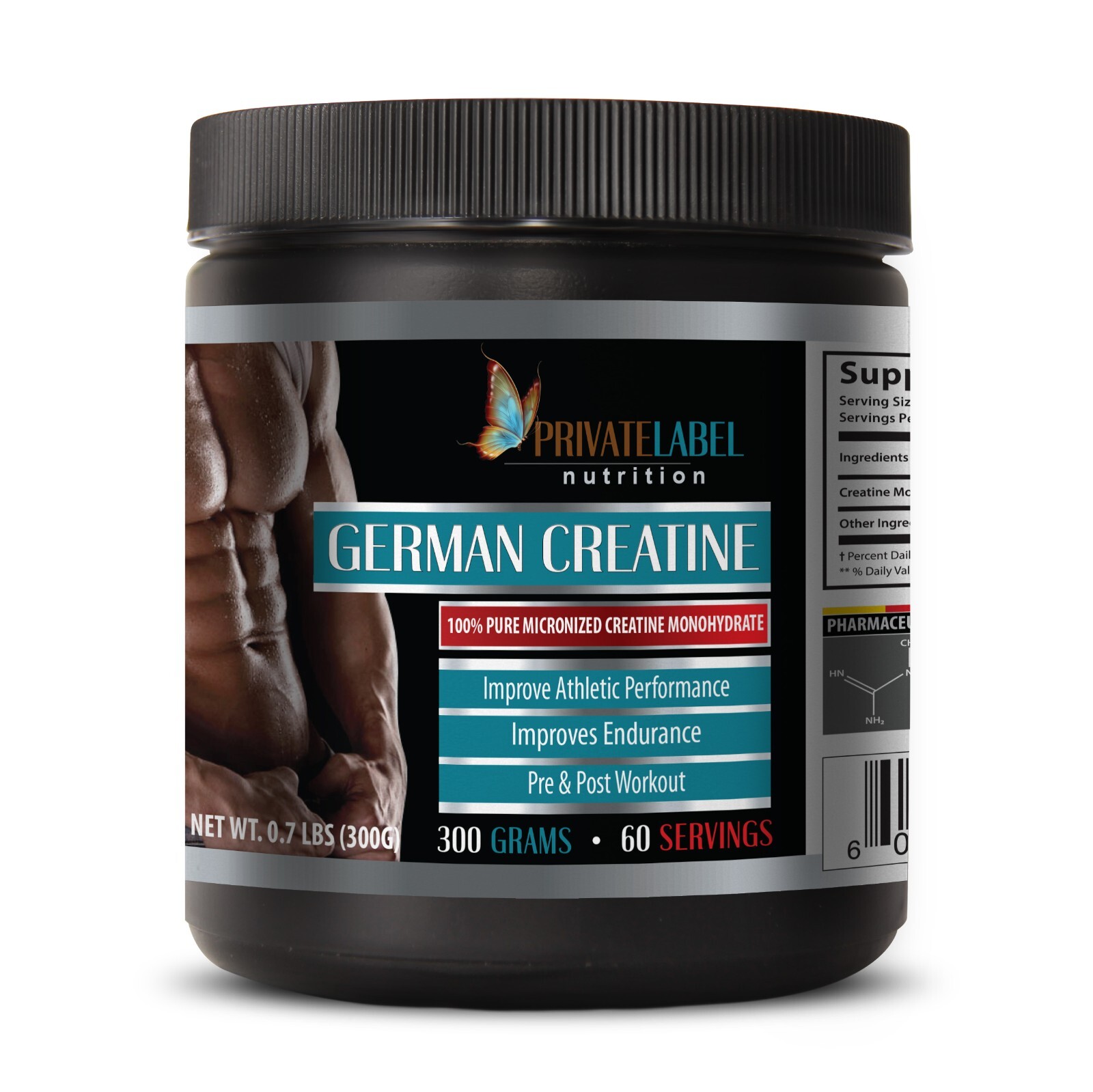 creatine monohydrate powder – CREATINE MONOHYDR300g – pre workout powder – 1 Can