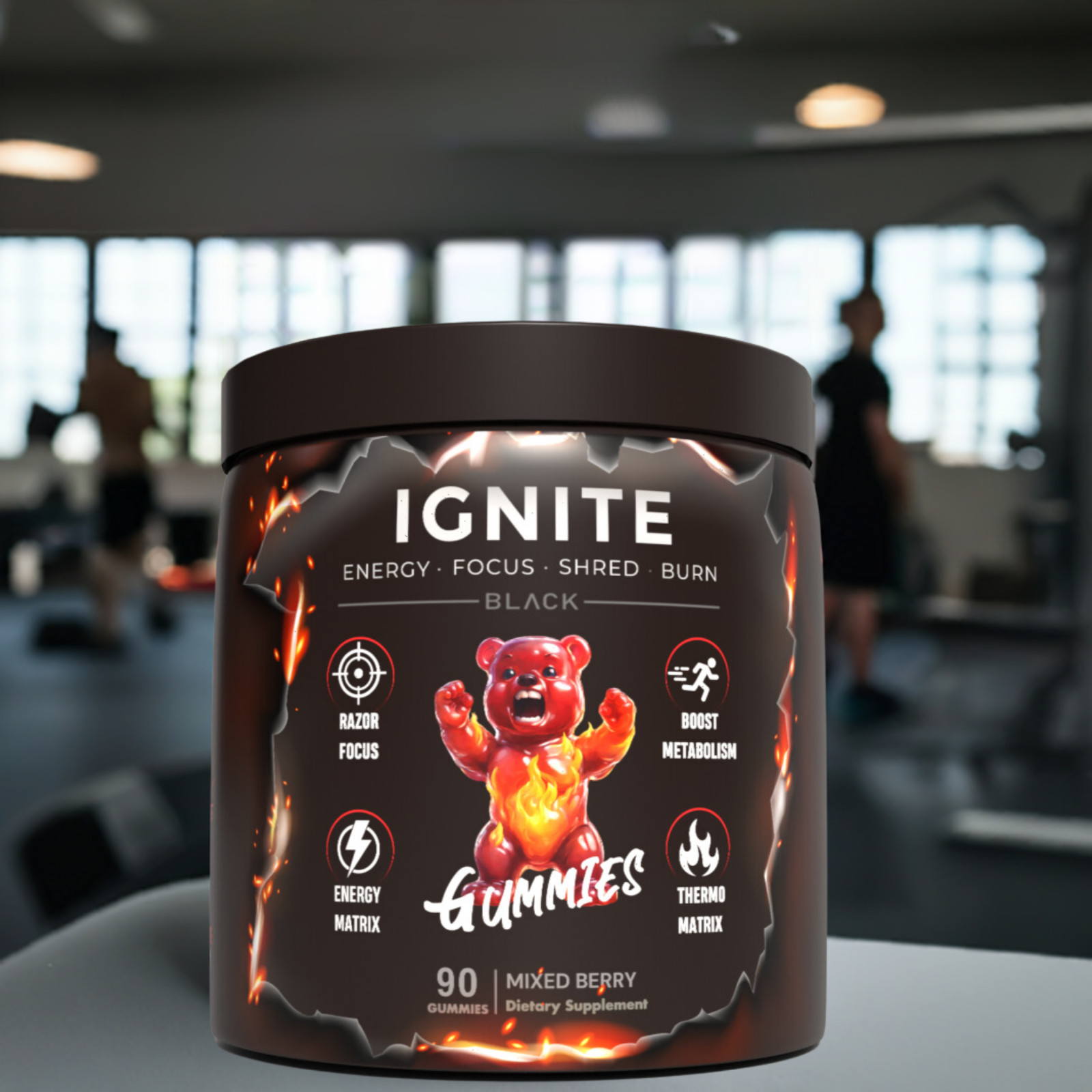 Ignite OxyShred Gummies Stim Fat Burner | Focus, Energy, Shred by The Gummy Lab