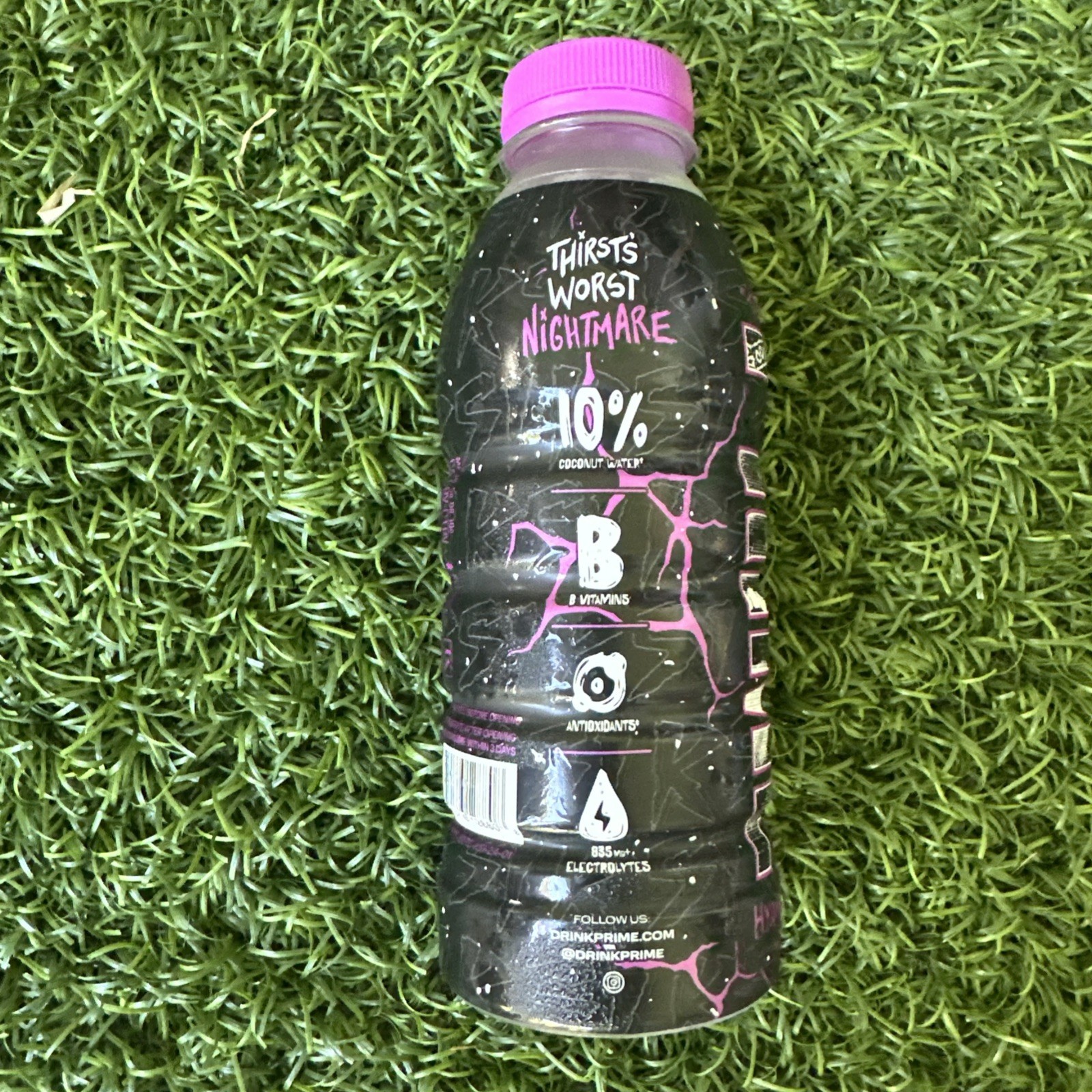 PRIME KSI THE NIGHTMARE LIMITED EDITION STRAWBERRY CREAM HYDRATION DRINK 16.9FL