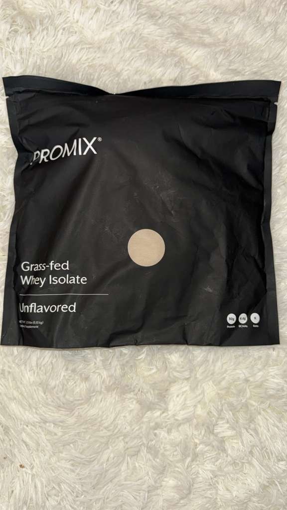 PROMIX Grass Fed Whey Isolate Unflavored Protein Powder 2.56 lb 30 Servings