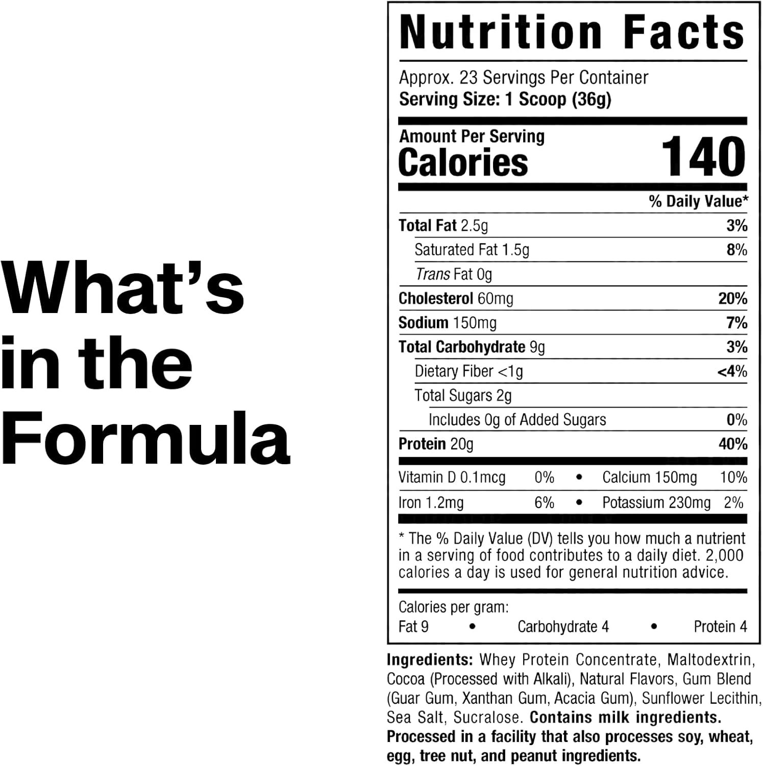 Grass-Fed Whey Protein Powder (Triple Chocolate, 1.8LB) – Whey Protein Smoothie