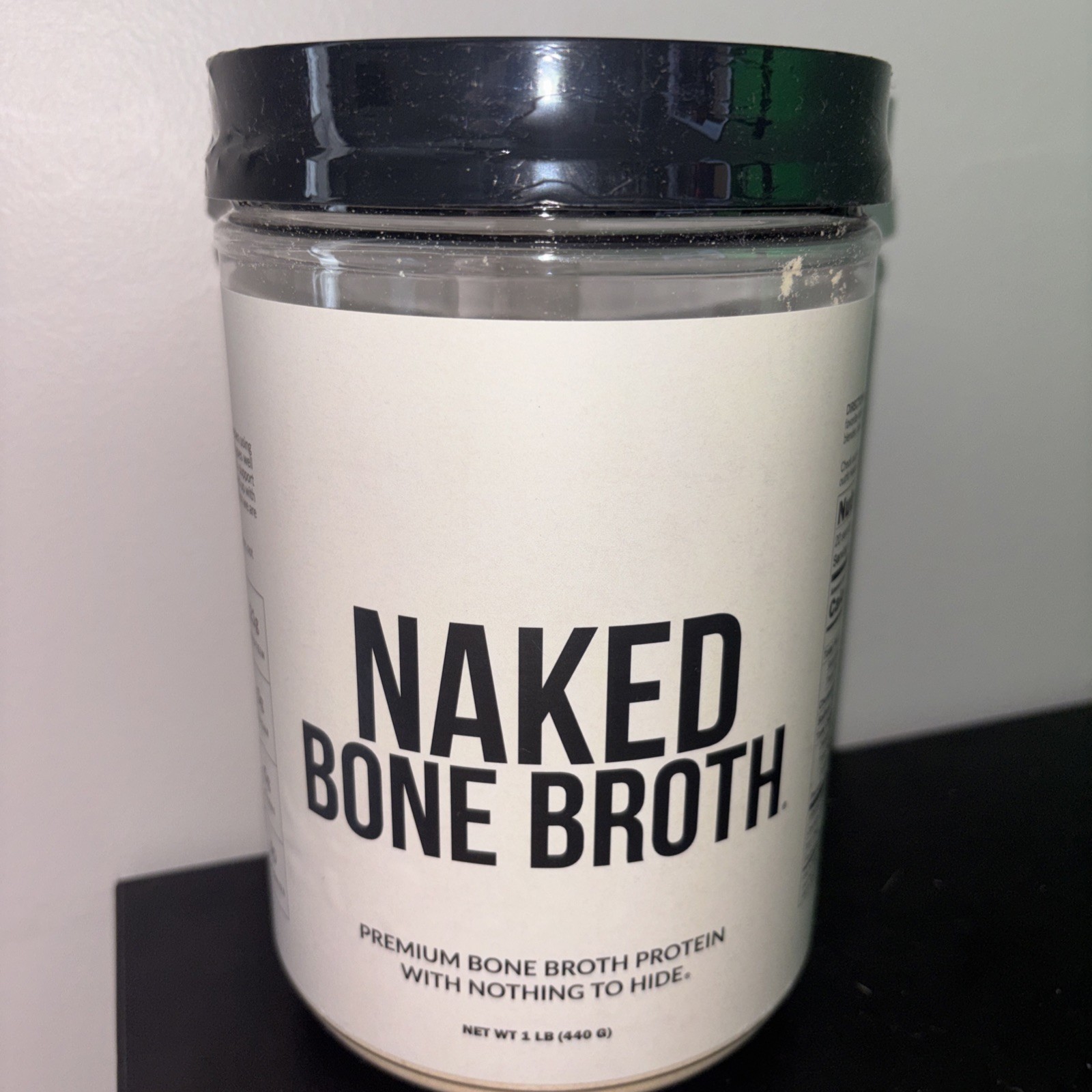 Naked Bone Broth Protein Powder Gluten-Free 1lb (440g) Exp 09/2027