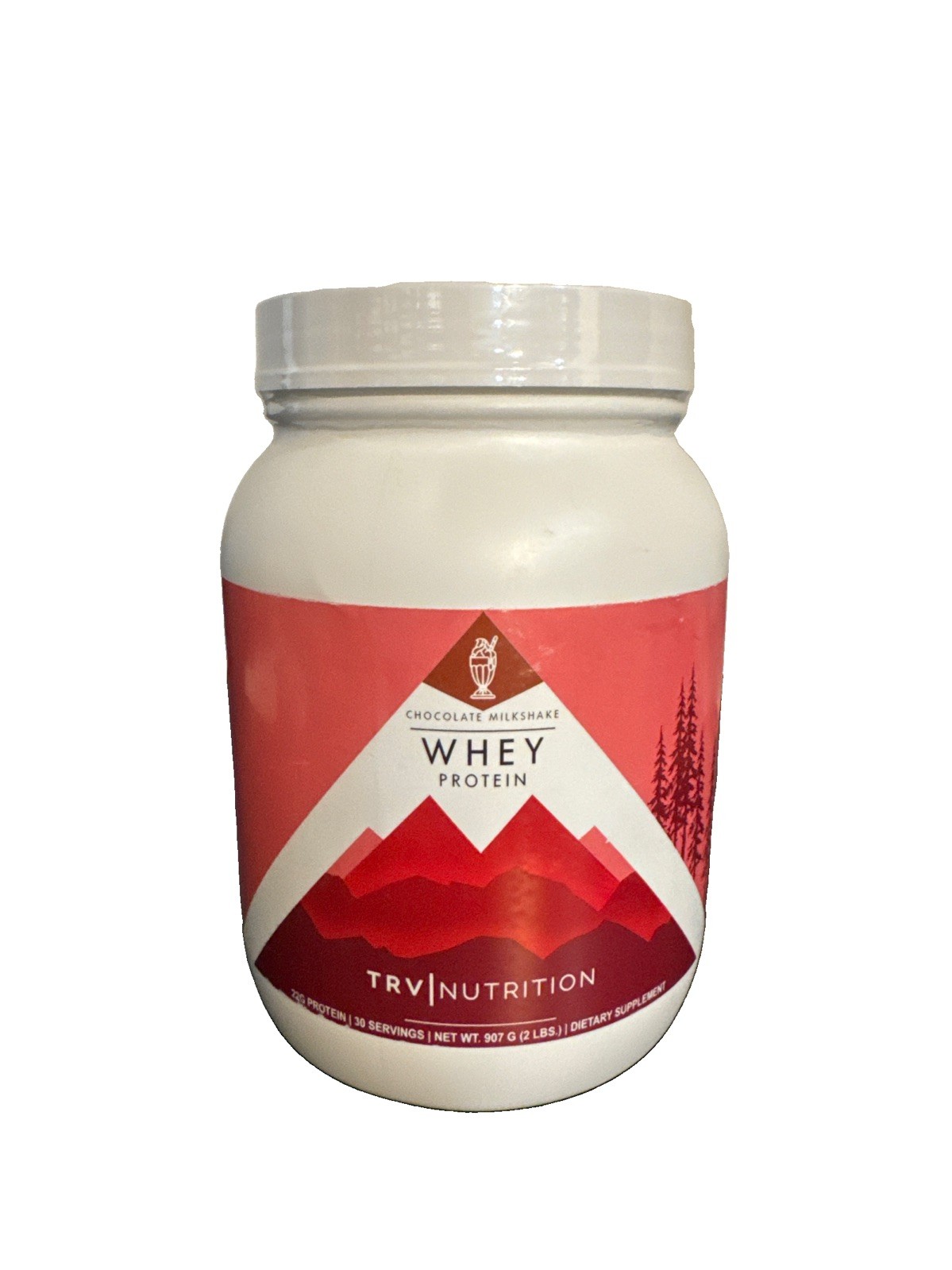 TRV Nutrition Whey Protein Powder Chocolate Milkshake Flavor 2ibs 30 Servings