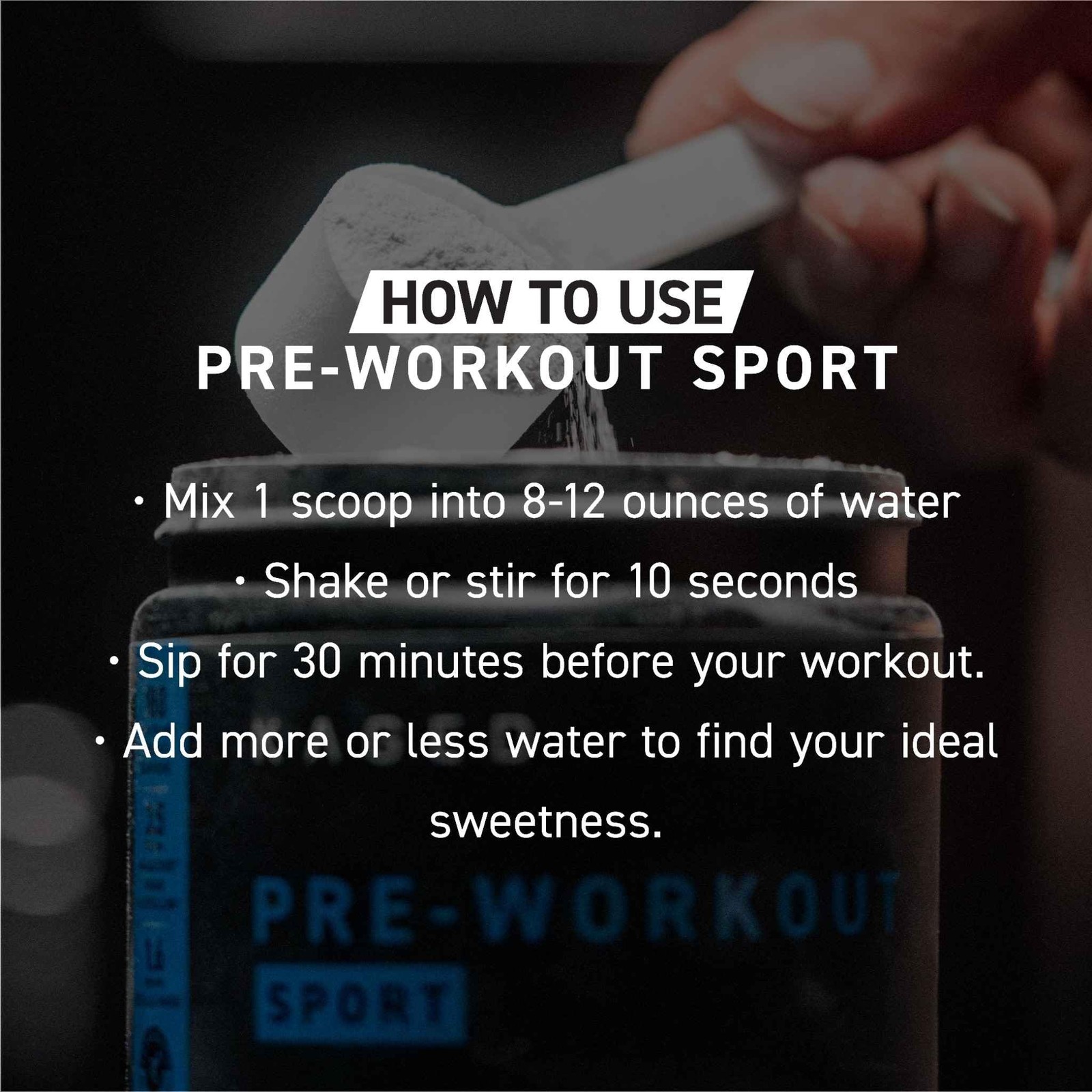 Pre Kaged Sport Pre Workout Powder 20 Servings Clean Energy Endurance Hydration