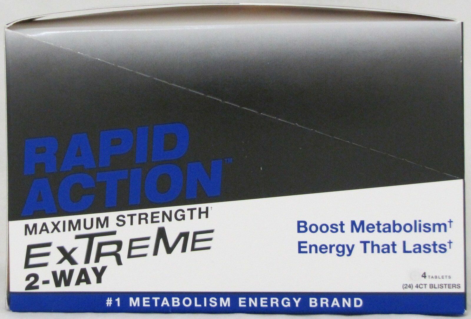 Rapid Action Extreme 2-Way Energy Pills 24 packs of 4 = 96 pills