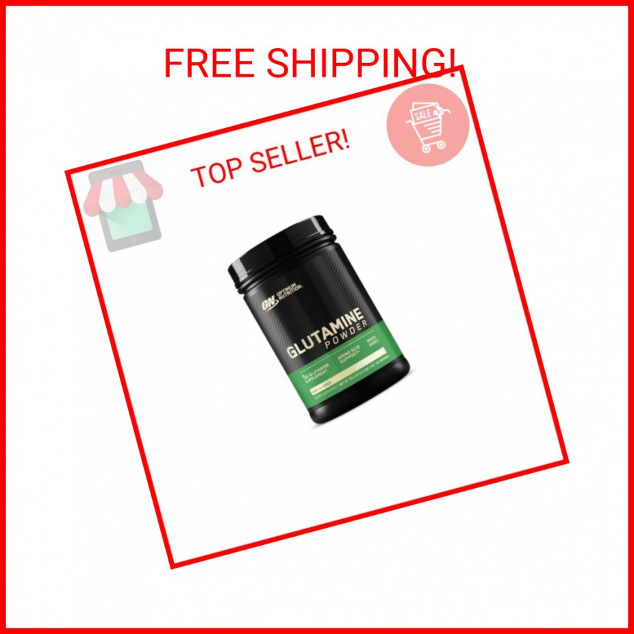 Optimum Nutrition L-Glutamine Muscle Recovery Powder, 1000 Gram, 194 Servings (P