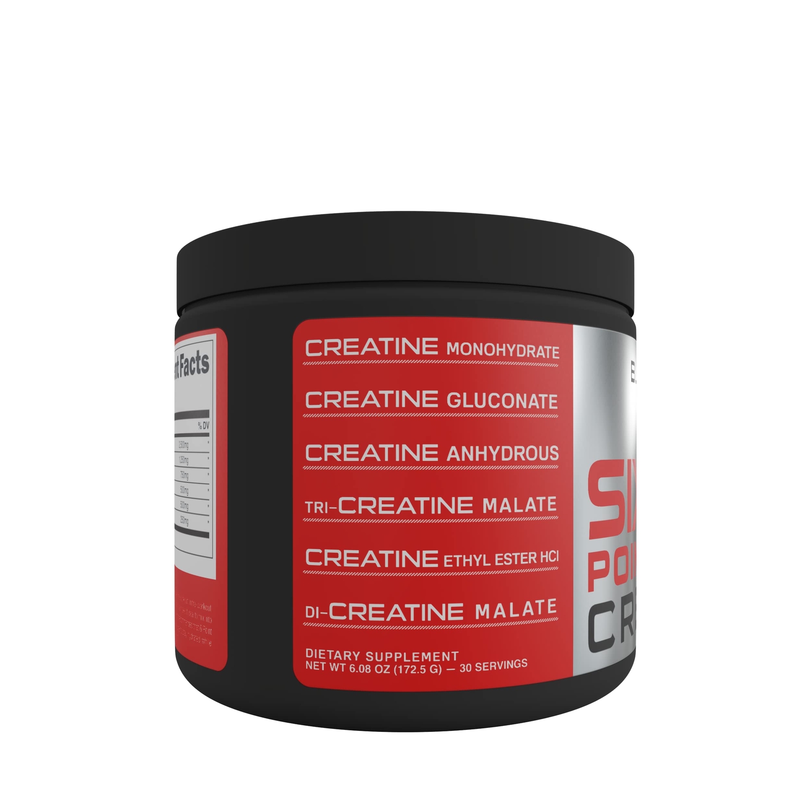 GetBuckedUp Creatine Blend Unflavored 6oz 6 Types Supports Pre and Post Workout
