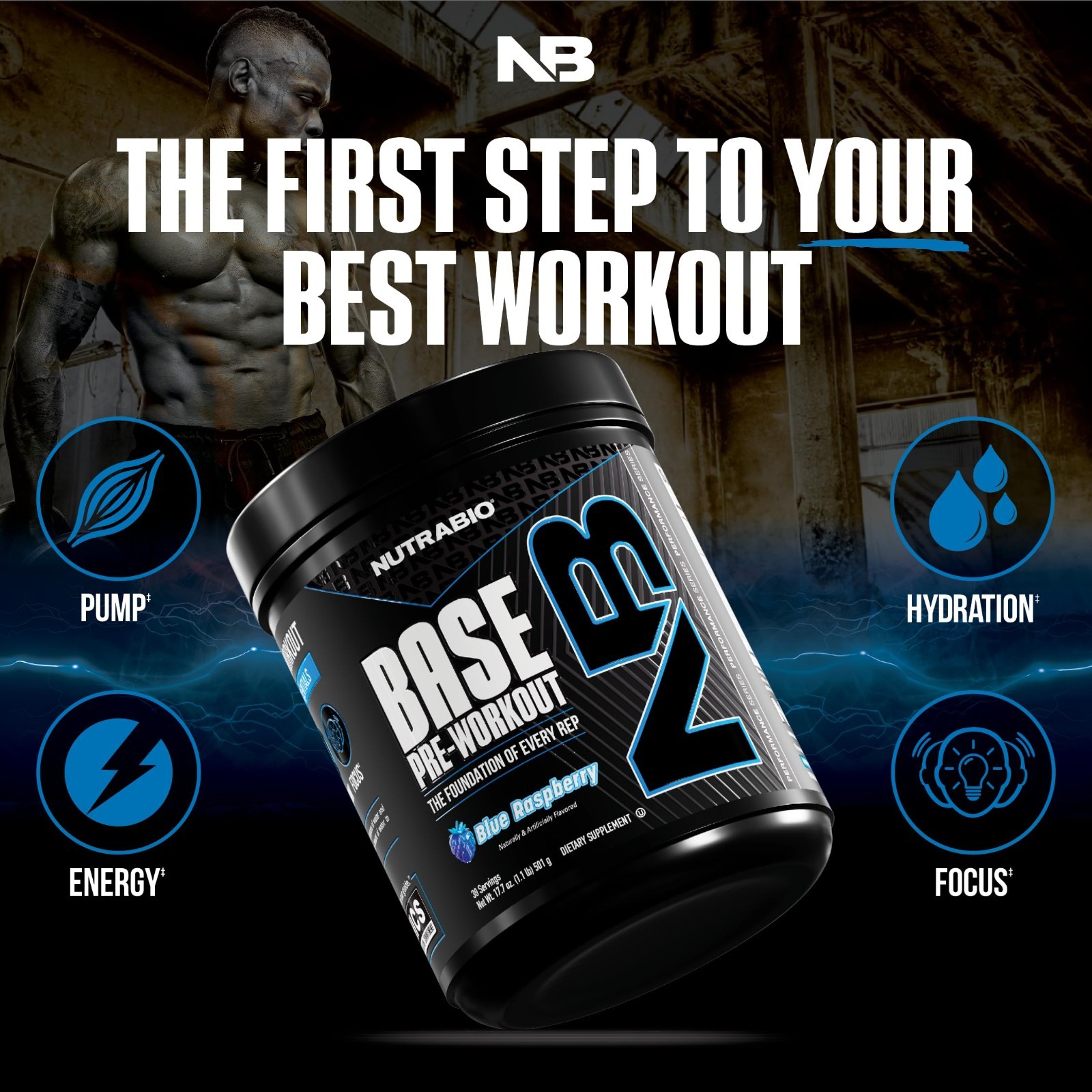 200mg Caffeine Pre-Workout Powder – Energy, Focus, Endurance, Pump, Sugar-Free,