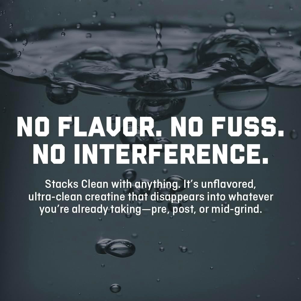 Jocko Fuel Creatine Monohydrate Stick Packs 30 Servings Unflavored Muscle Growth