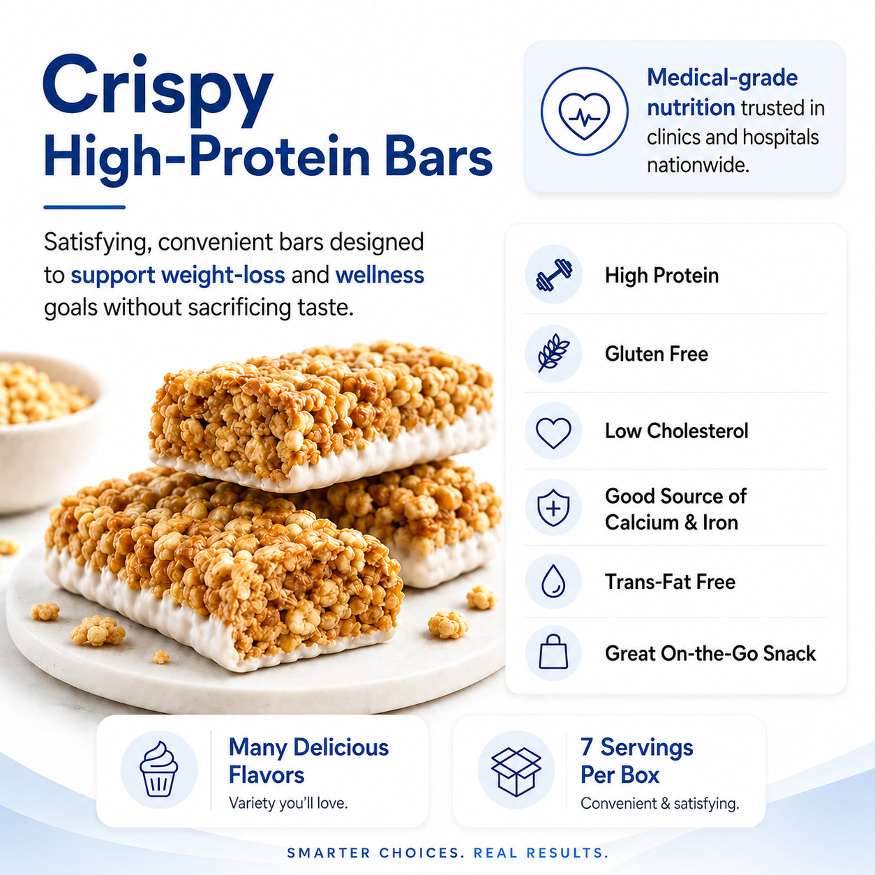 ProtiWise Protein Bars Choc-a-lot Chip 7ct Weight Management Snack