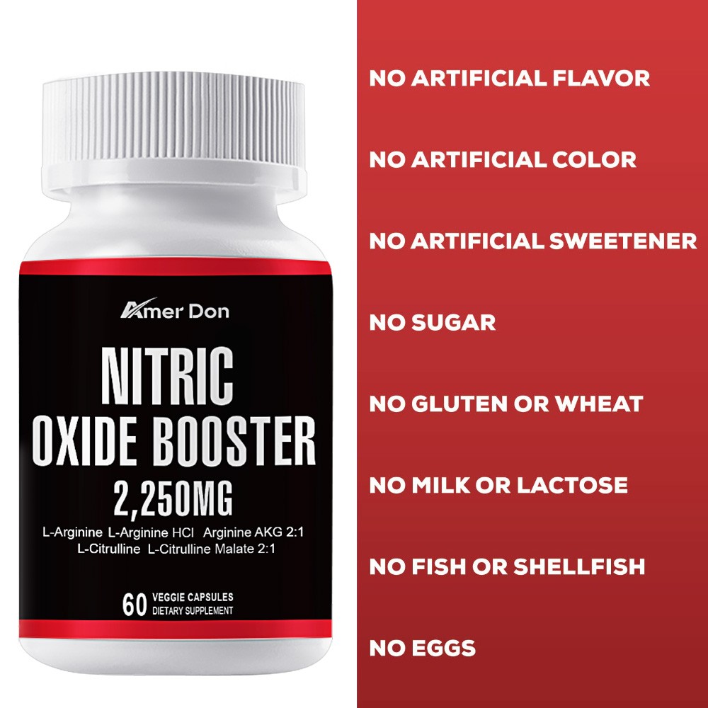 Nitric Oxide Booster Supplement for Blood Circulation and Flow,Endurance/Energy