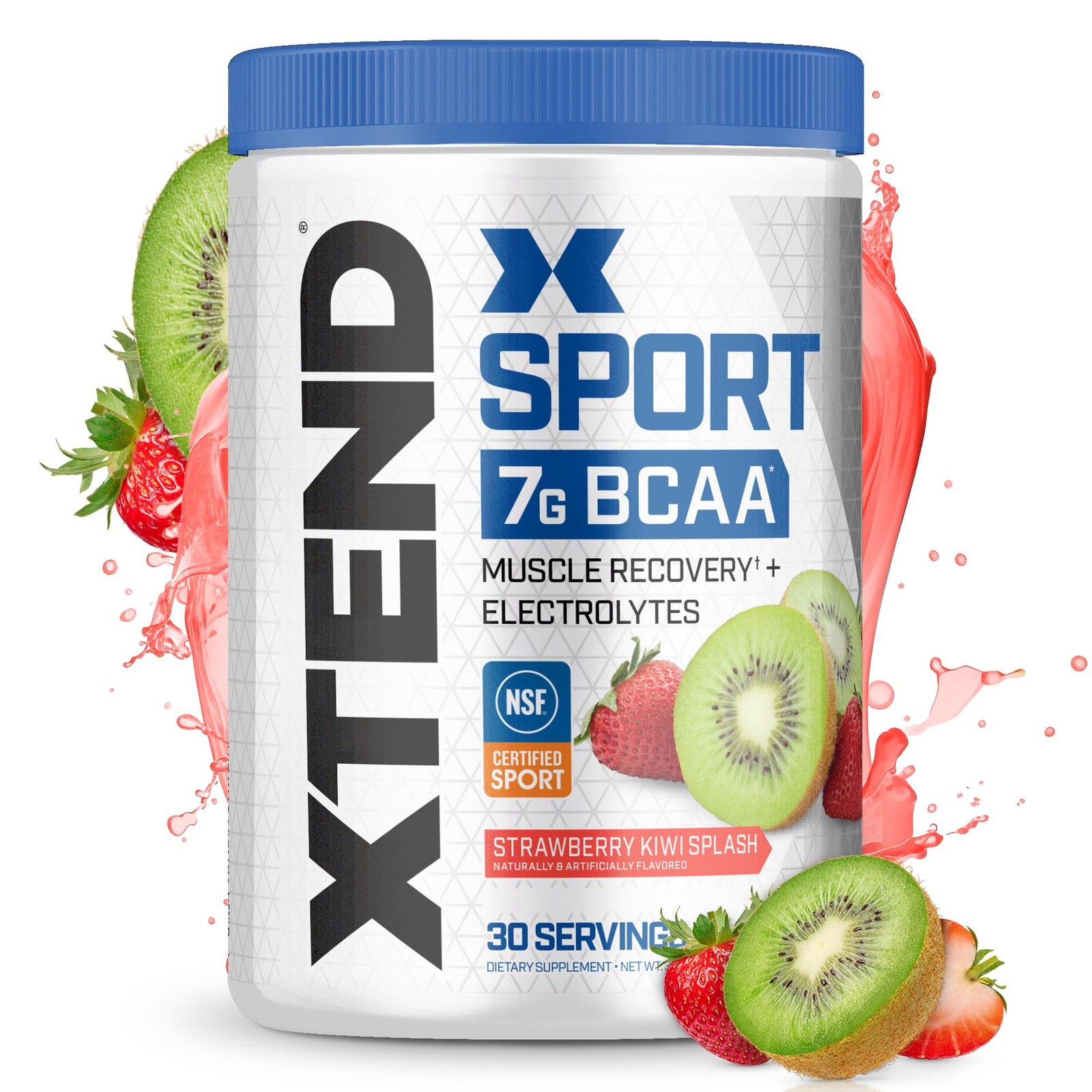XTEND Sport BCAA Powder 12.2 Ounce (Pack of 1), Strawberry Kiwi Splash