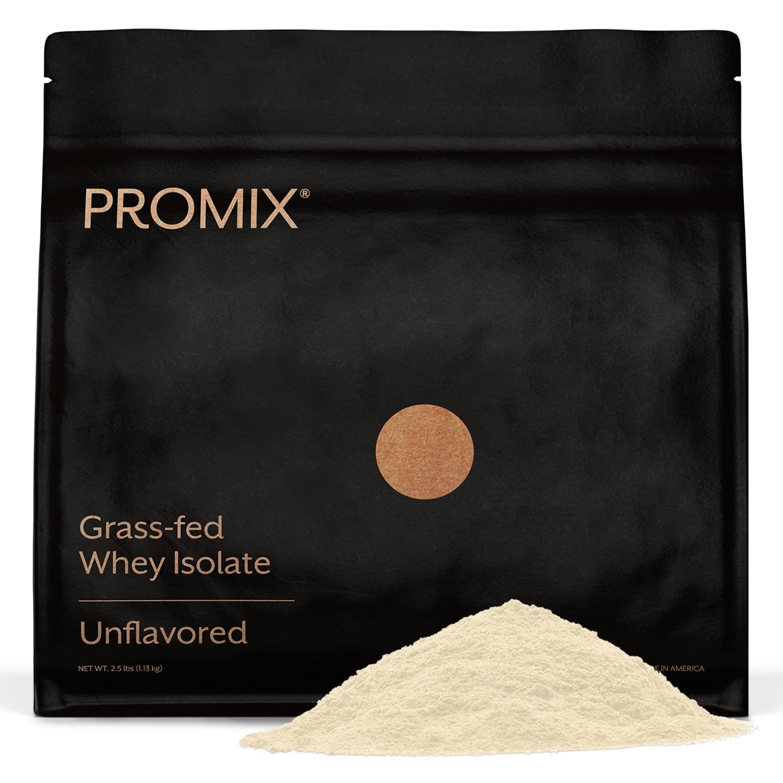 Whey Isolate Protein Powder, Unflavored, 2.5 lb – Low Carb, High Protein Supplem