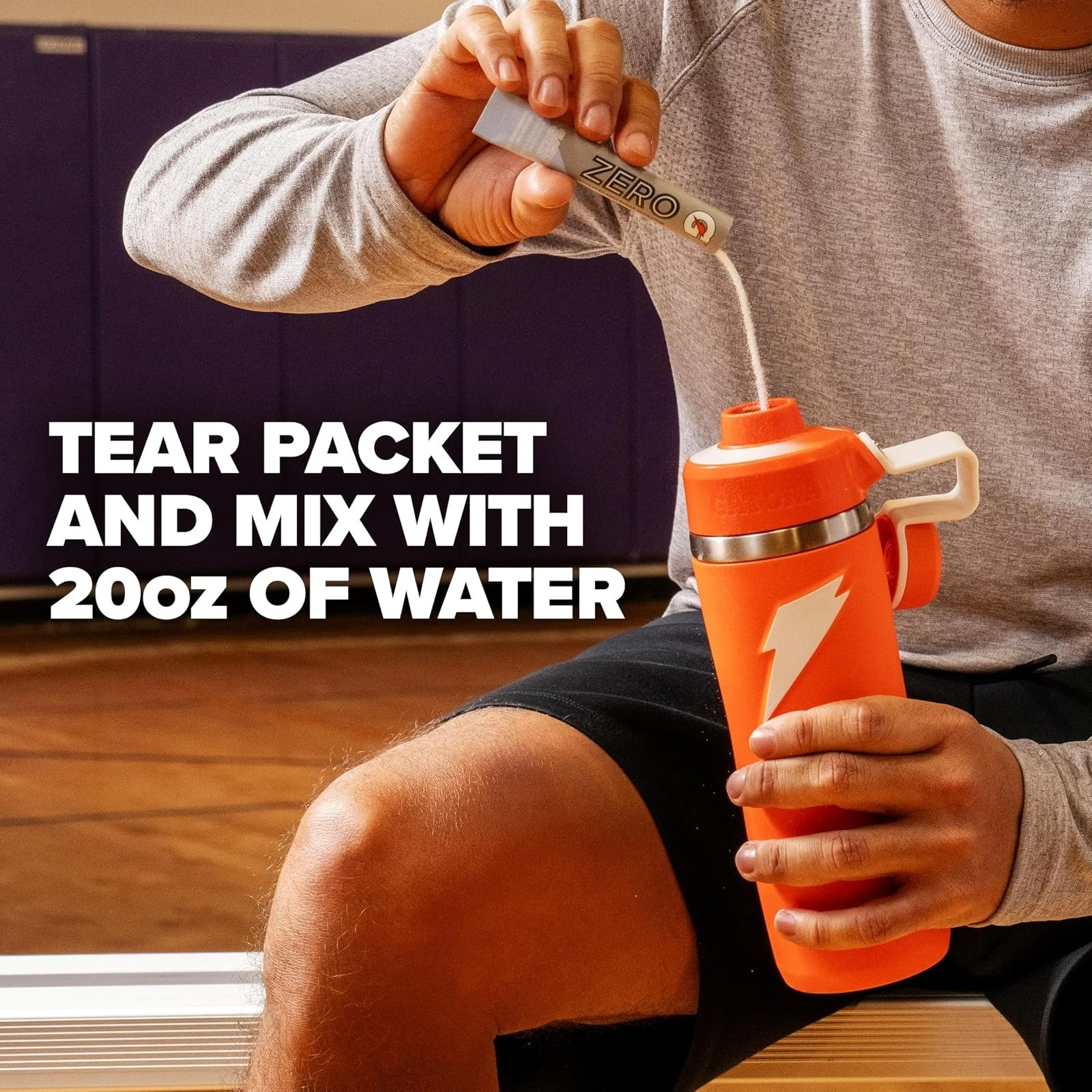 Gatorade Zero Sugar Powder – Electrolyte Drink Mix, 32 Servings
