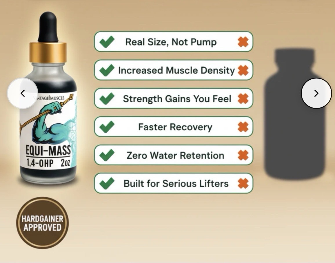 God Tier Ult.Mass Gainer 8 Week Cycle 🔁Bundle Deal By Vintage Muscle💪🏛️🧪