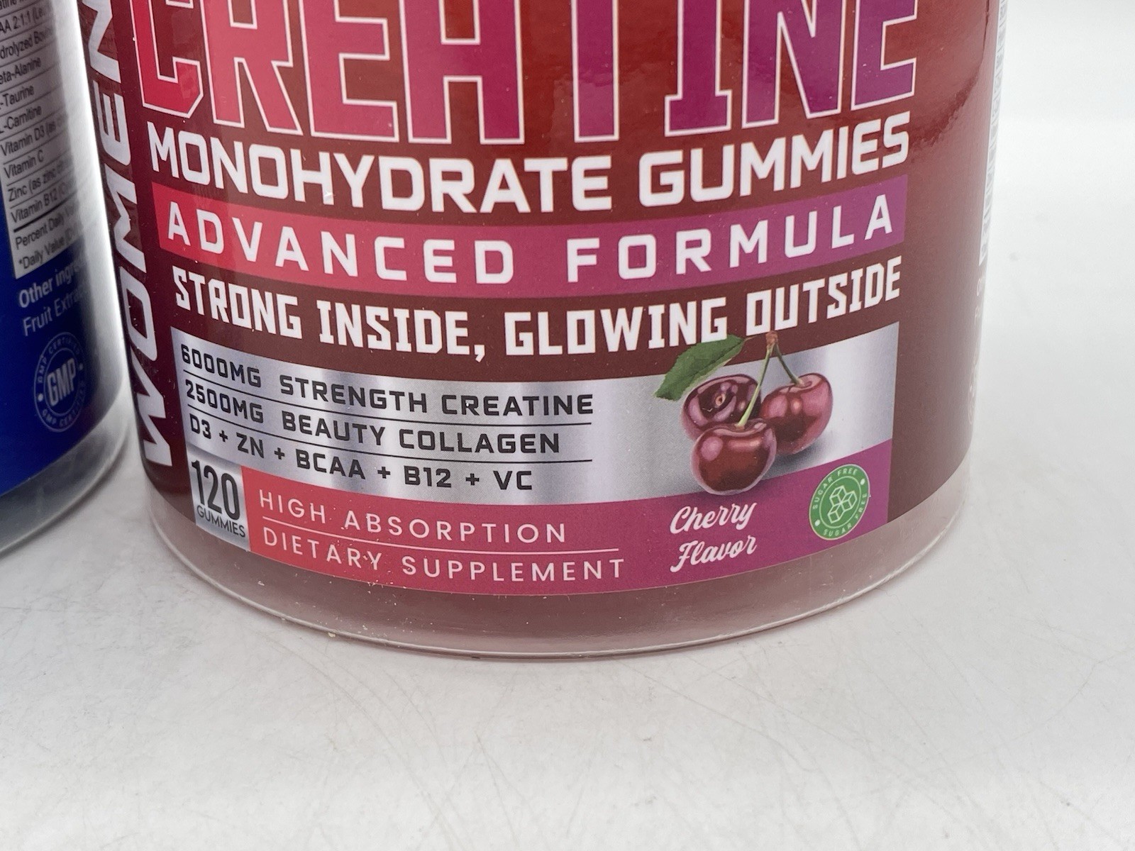 Cnthdi Creatine Monohydrate Gummies Blueberry & Cherry 6000mg 120 Ct. Each