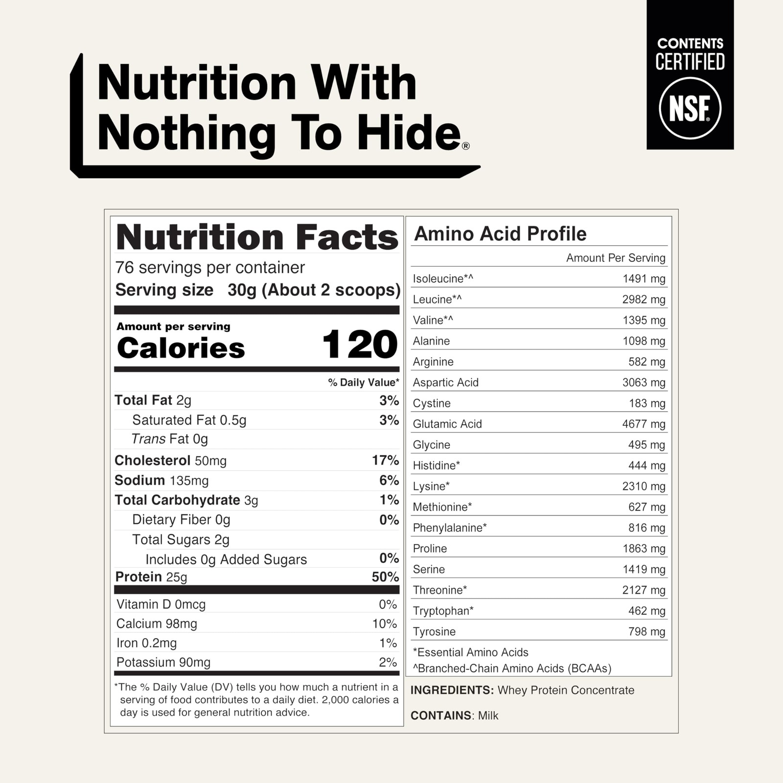 NAKED Whey 5LB 100% Grass Fed Unflavored Protein 5 Pound (Pack of 1)