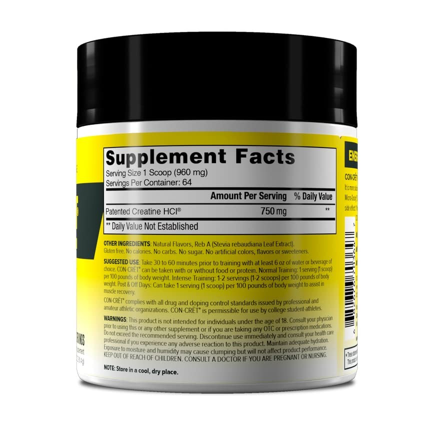 Promera Sports CON-CRET, The Original Patented Pure Creatine HCl for Boosting
