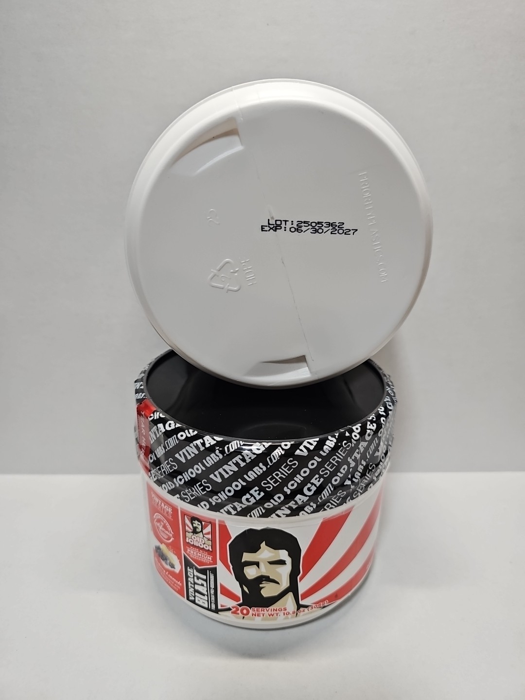 Old School Labs Ultimate 2 Stage Pre Workout for Explosive Energy Blueberry Lem.
