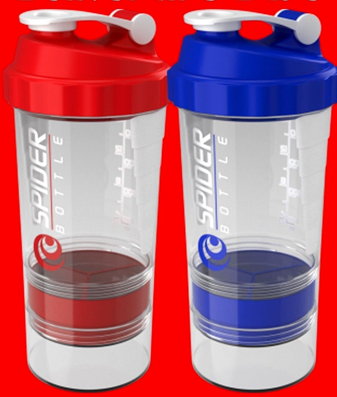 Spider bottle, Spider shaker cup 3 in 1 (3 Layers), Mini S. Cup, Select the Item