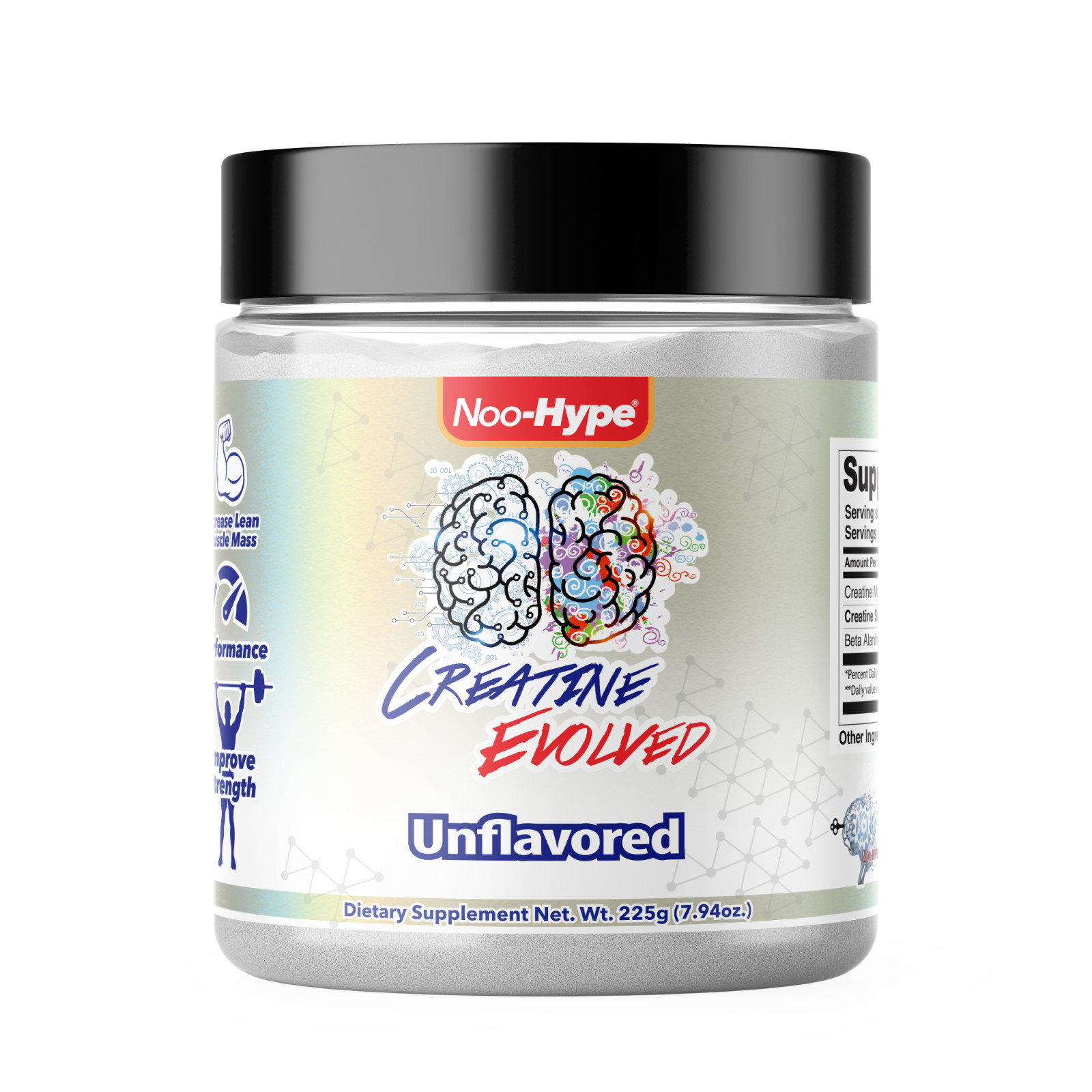 Noo-HYPE Creatine Evolved, Premium Creatine Recovery Formula