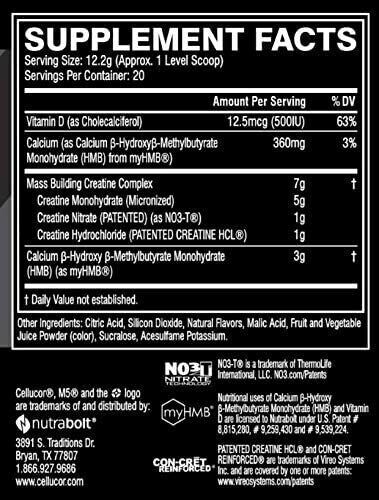 Cellucor M5 Ultimate – Build Muscle & Strength- 20 Servings – Fruit Punch