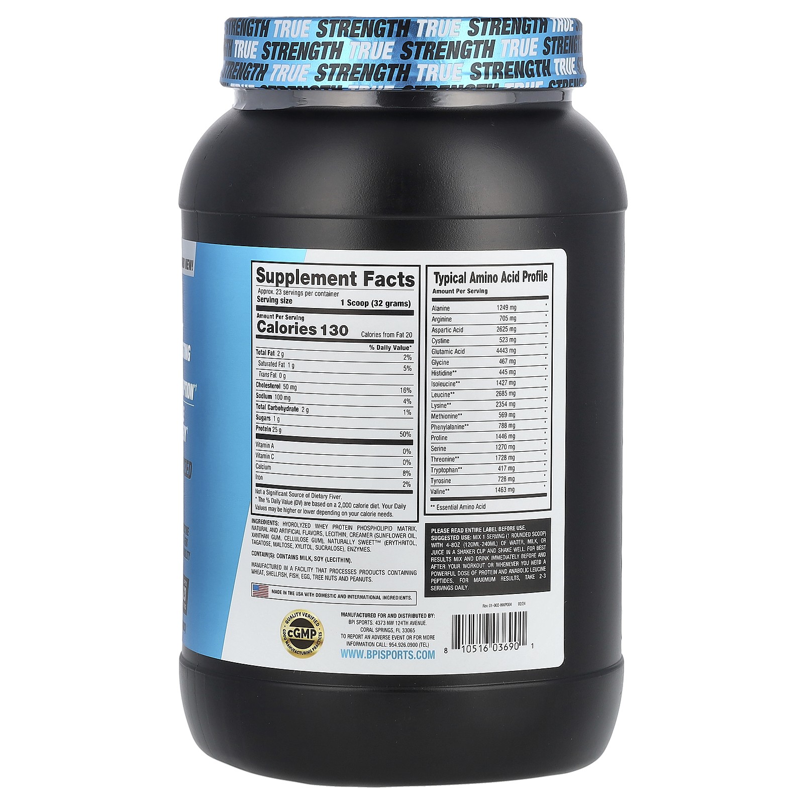 Hydro HD™, Hydrolyzed Whey Protein, Fruity Loopers, 1.62 lbs (736 g)